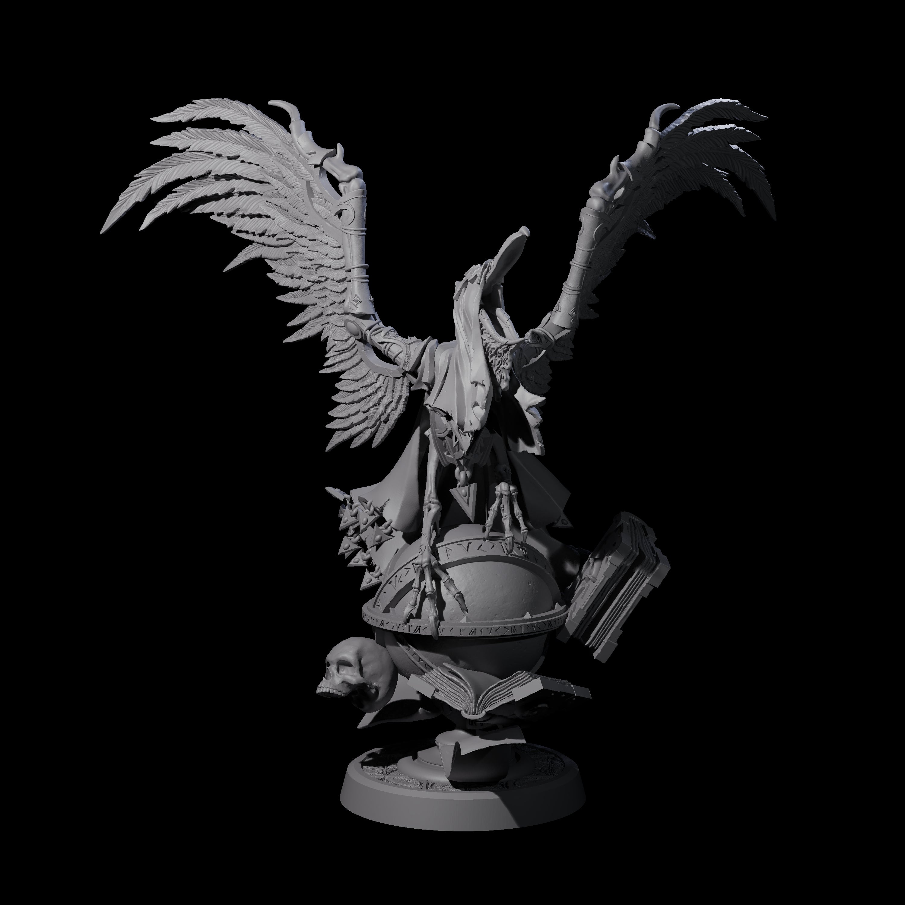 Onocrotalos - Undead Bird God Miniature for Dungeons and Dragons, Pathfinder or other TTRPGs