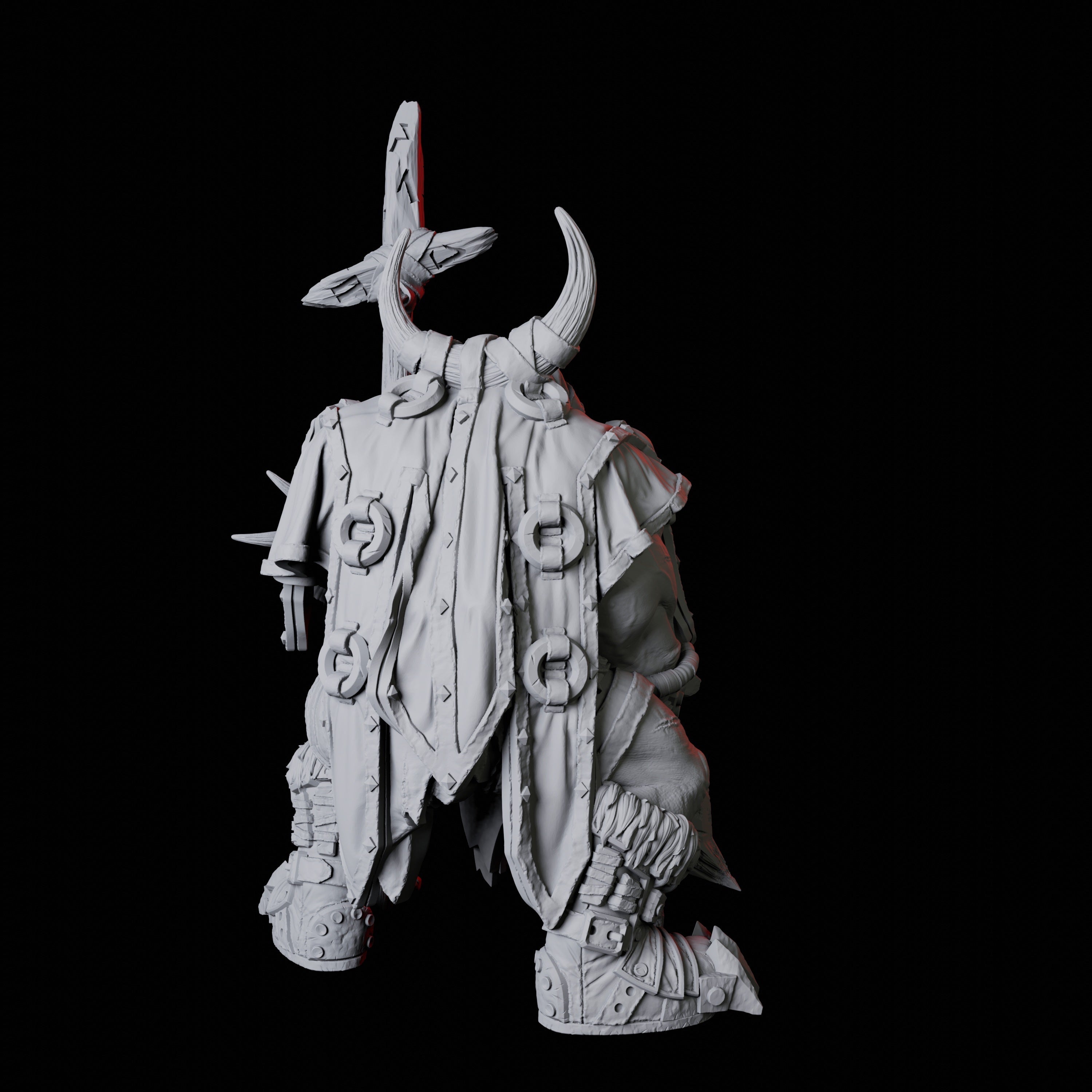 Orc Shaman B Miniature for Dungeons and Dragons
