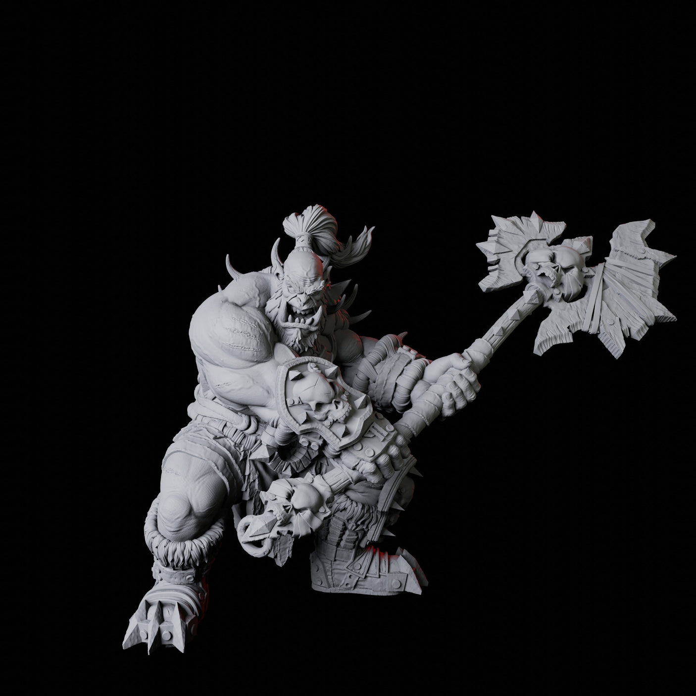 Orc War Band Miniature for Dungeons and Dragons, Pathfinder or other TTRPGs