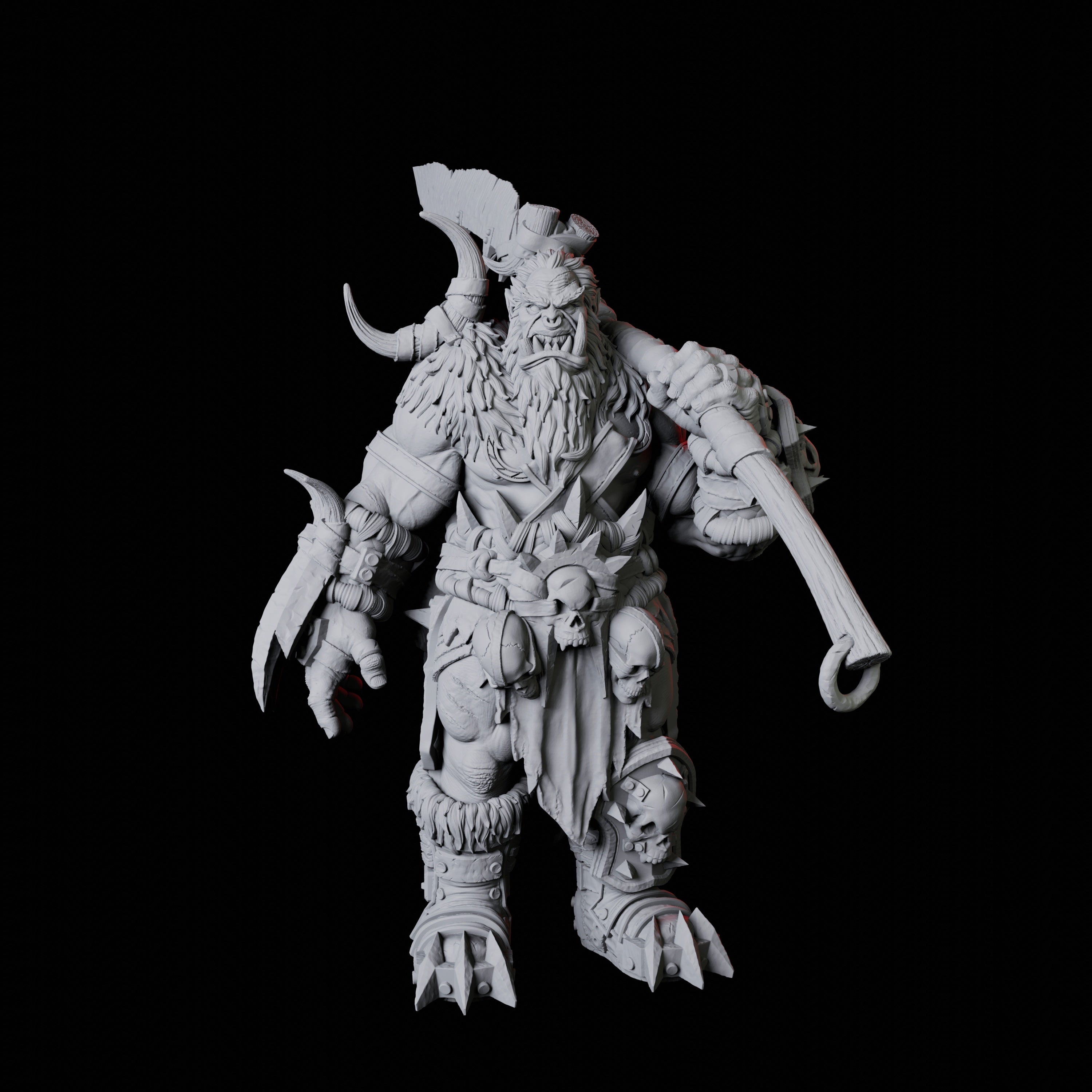 Orc Warrior A Miniature for Dungeons and Dragons