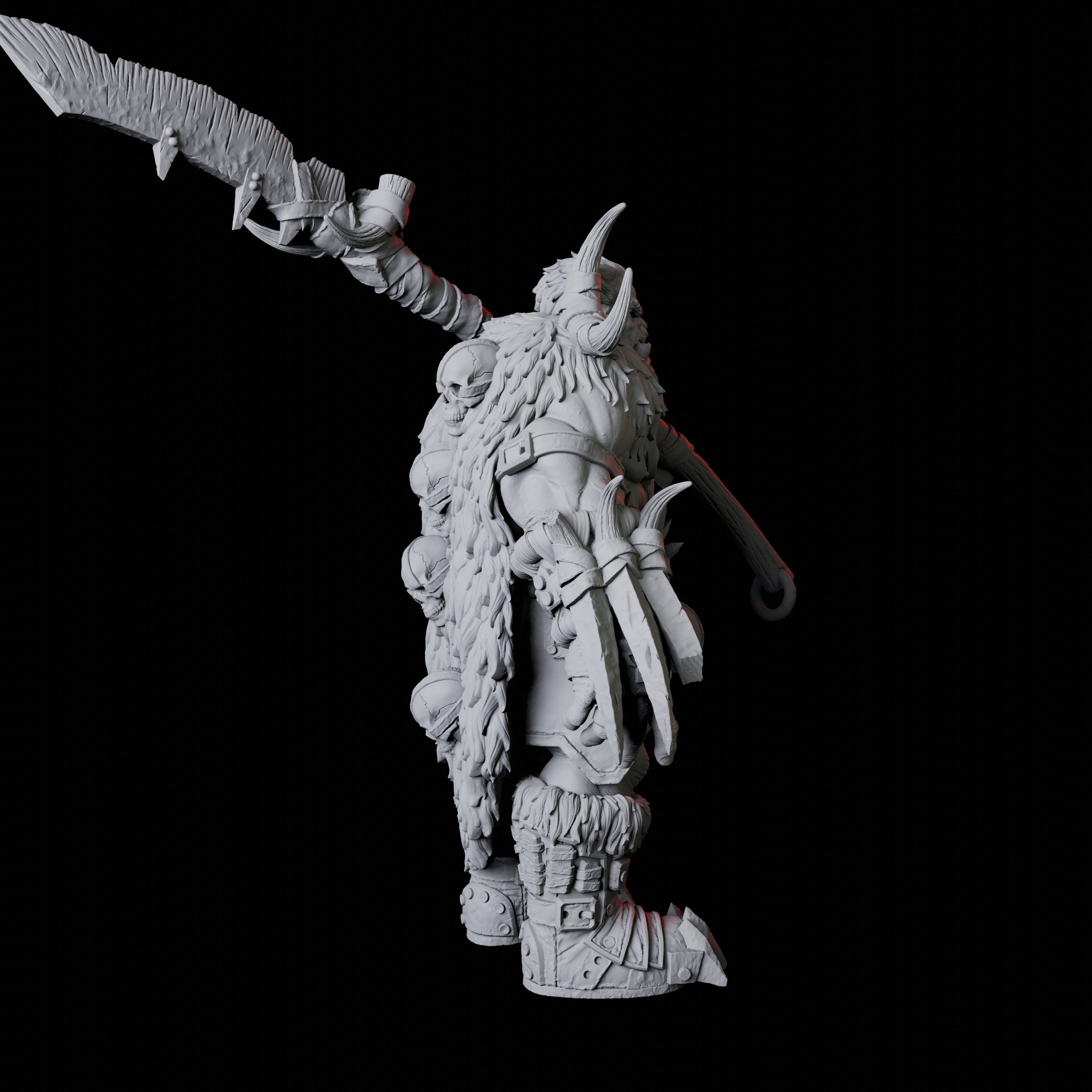 Orc Warrior A Miniature for Dungeons and Dragons