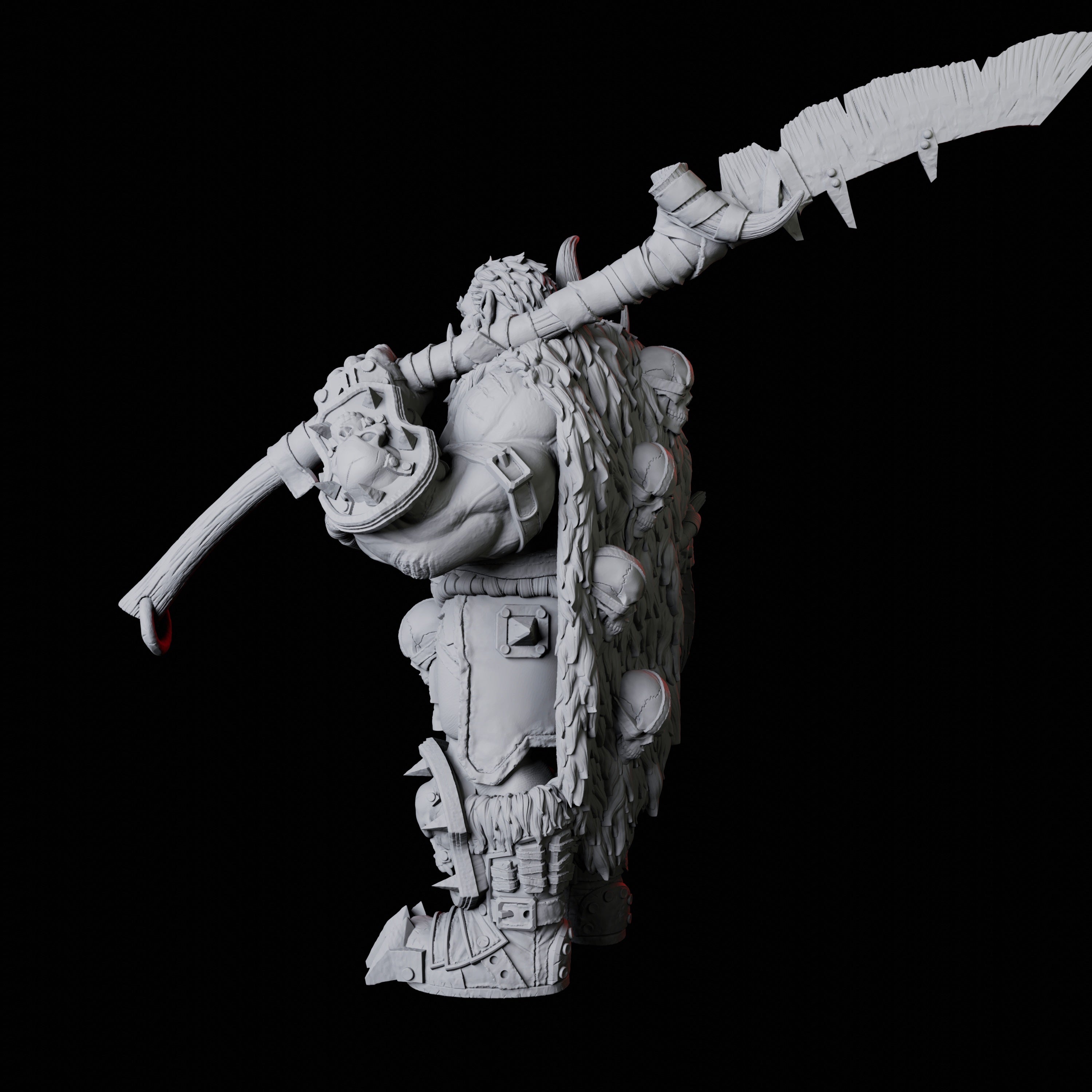 Orc Warrior A Miniature for Dungeons and Dragons