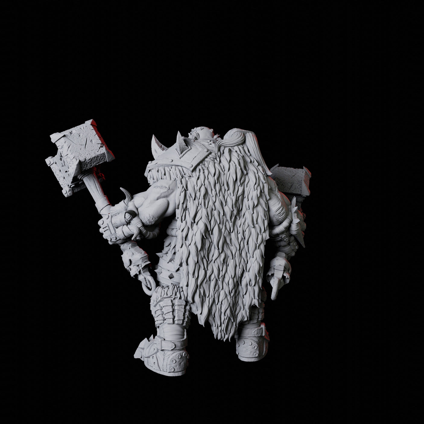 Orc Warrior G Miniature for Dungeons and Dragons, Pathfinder or other TTRPGs