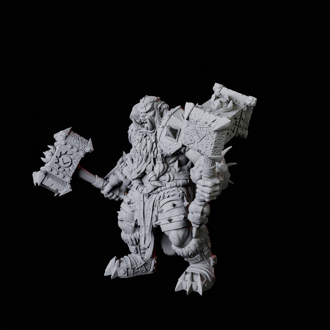 Orc Warrior G Miniature for Dungeons and Dragons, Pathfinder or other TTRPGs