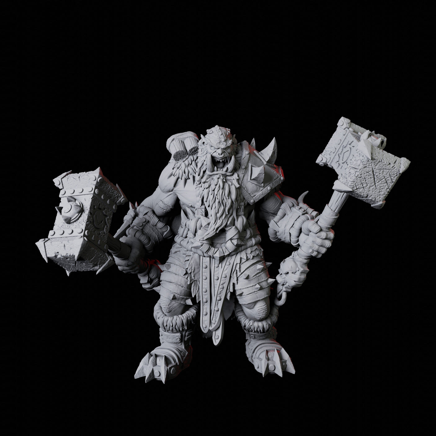 Orc Warrior G Miniature for Dungeons and Dragons, Pathfinder or other TTRPGs