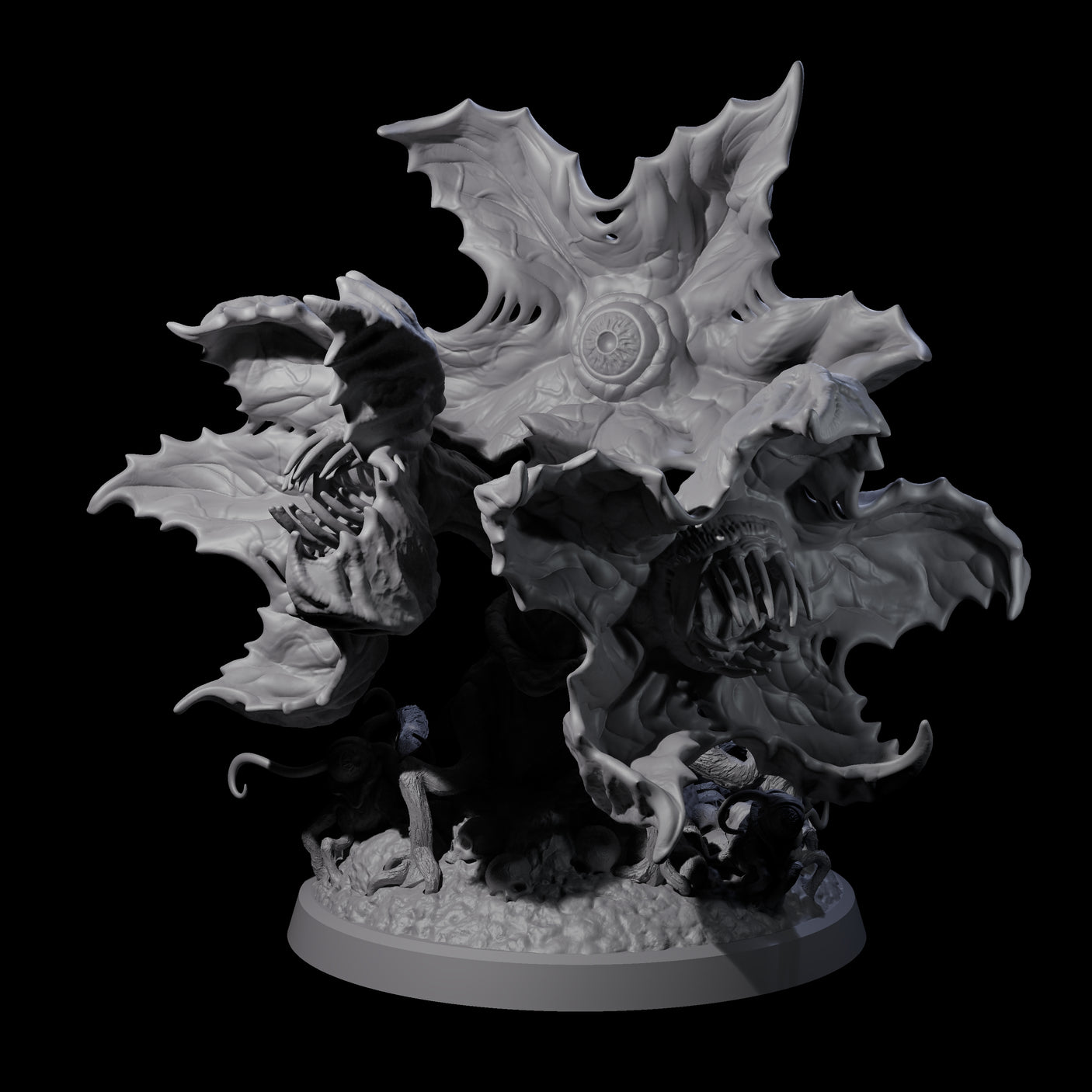 Orchid Roper Miniature for Dungeons and Dragons, Pathfinder or other TTRPGs