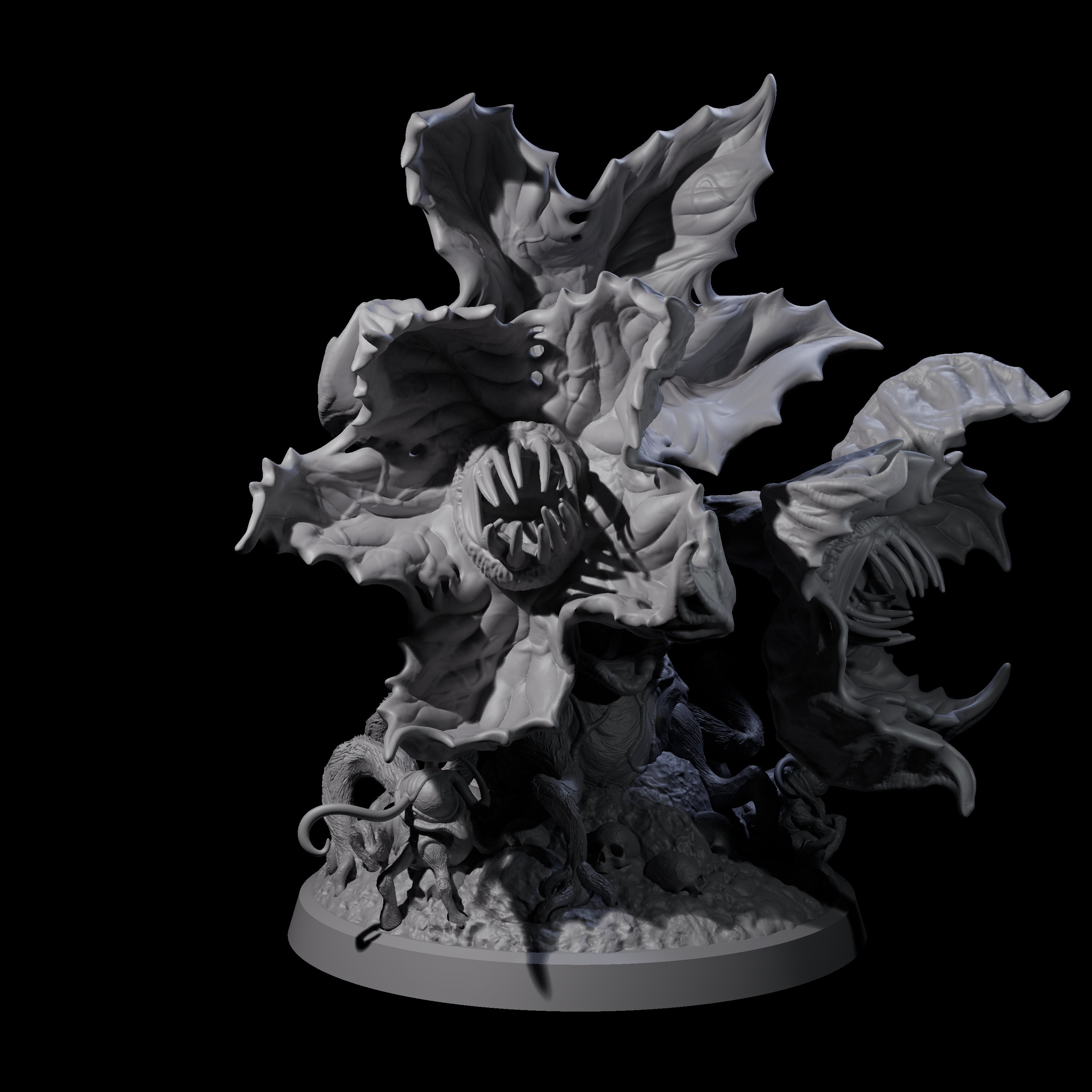 Orchid Roper Miniature for Dungeons and Dragons, Pathfinder or other TTRPGs