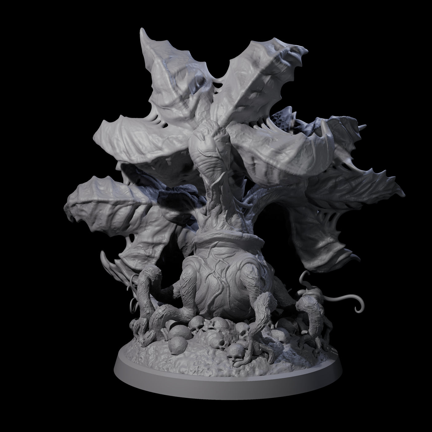 Orchid Roper Miniature for Dungeons and Dragons, Pathfinder or other TTRPGs