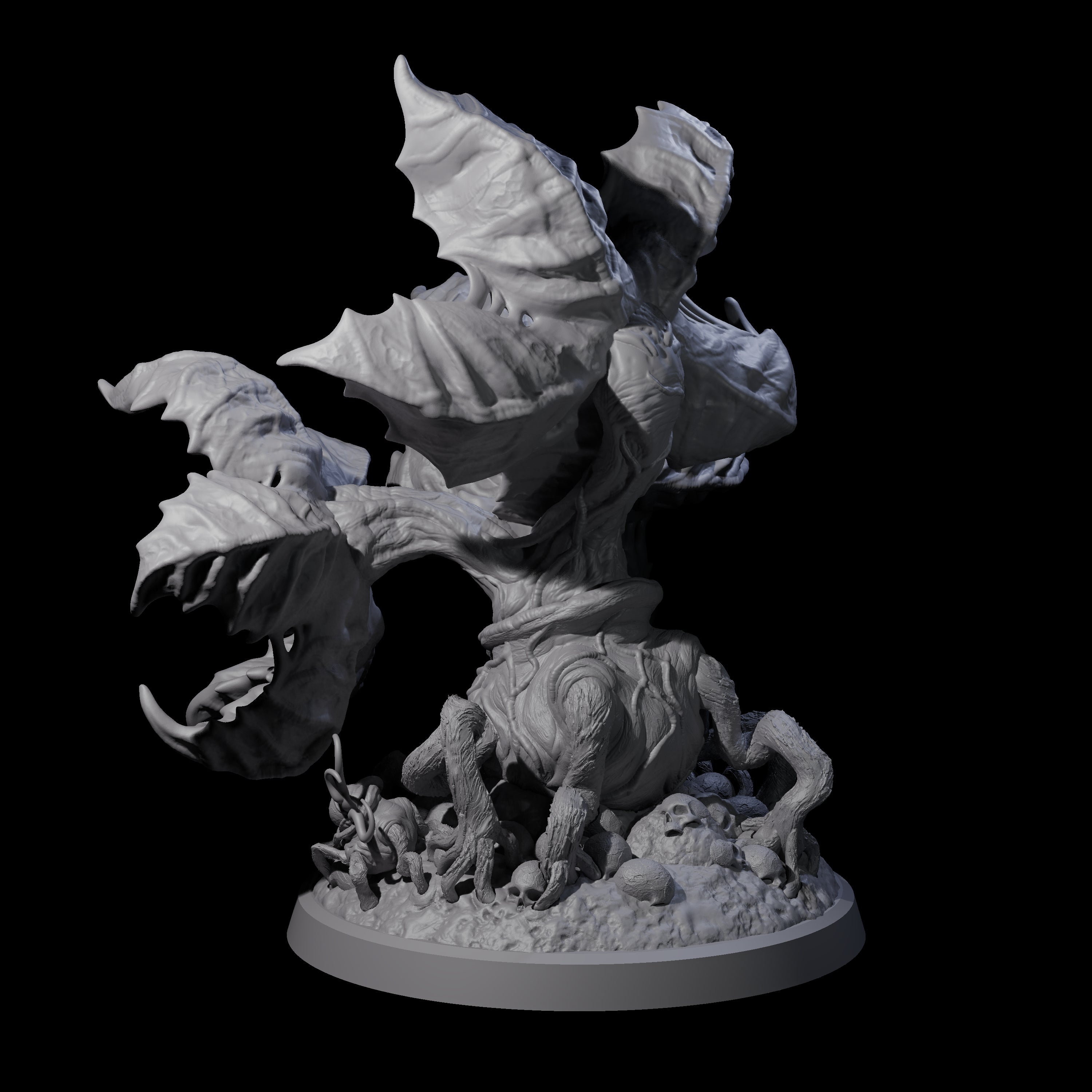 Orchid Roper Miniature for Dungeons and Dragons, Pathfinder or other TTRPGs