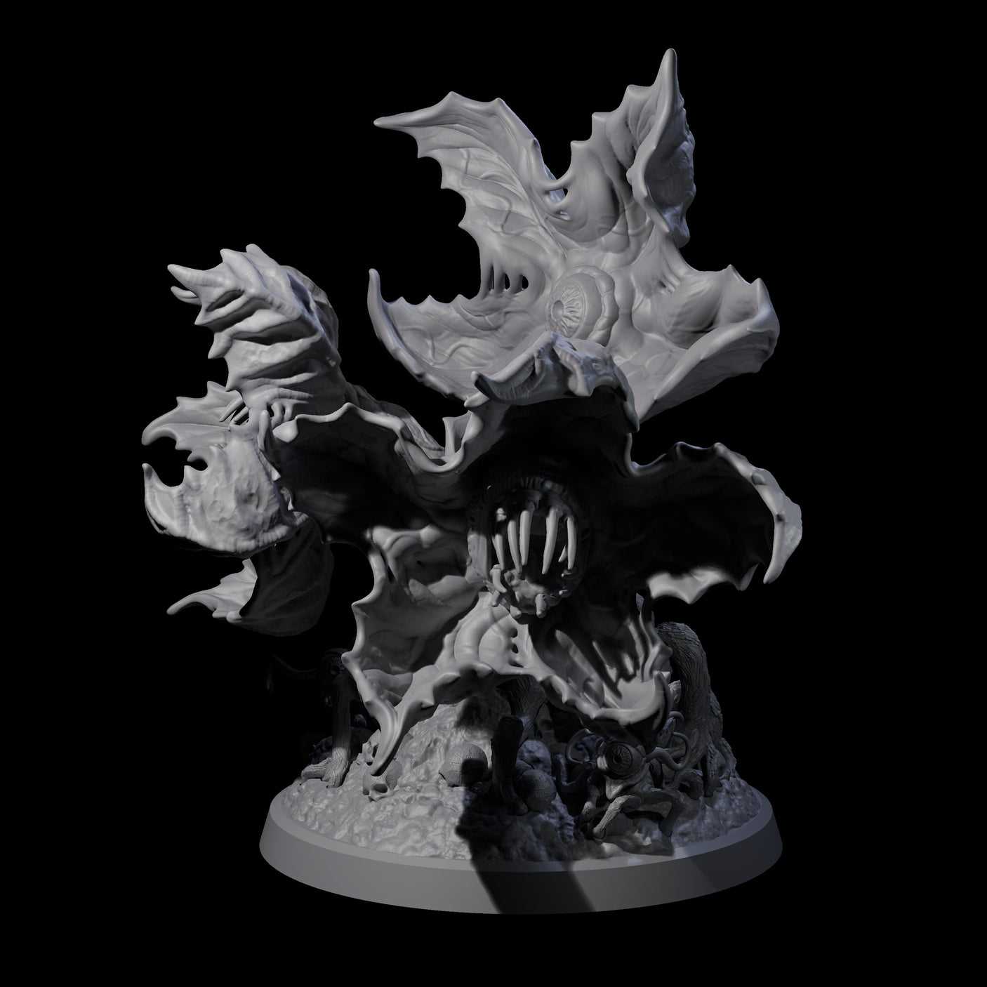 Orchid Roper Miniature for Dungeons and Dragons, Pathfinder or other TTRPGs