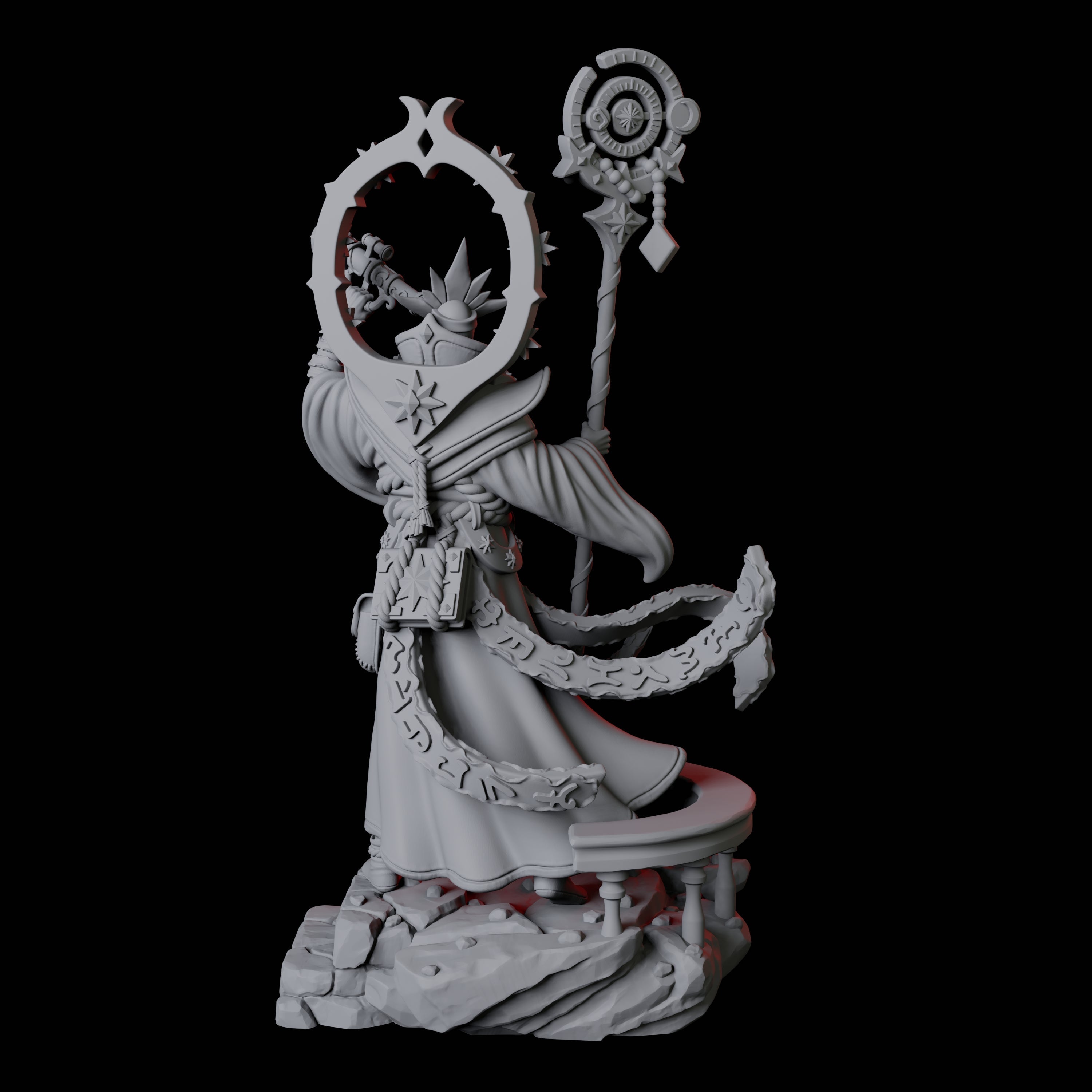 Ornate Astronomer Miniature for Dungeons and Dragons, Pathfinder or other TTRPGs