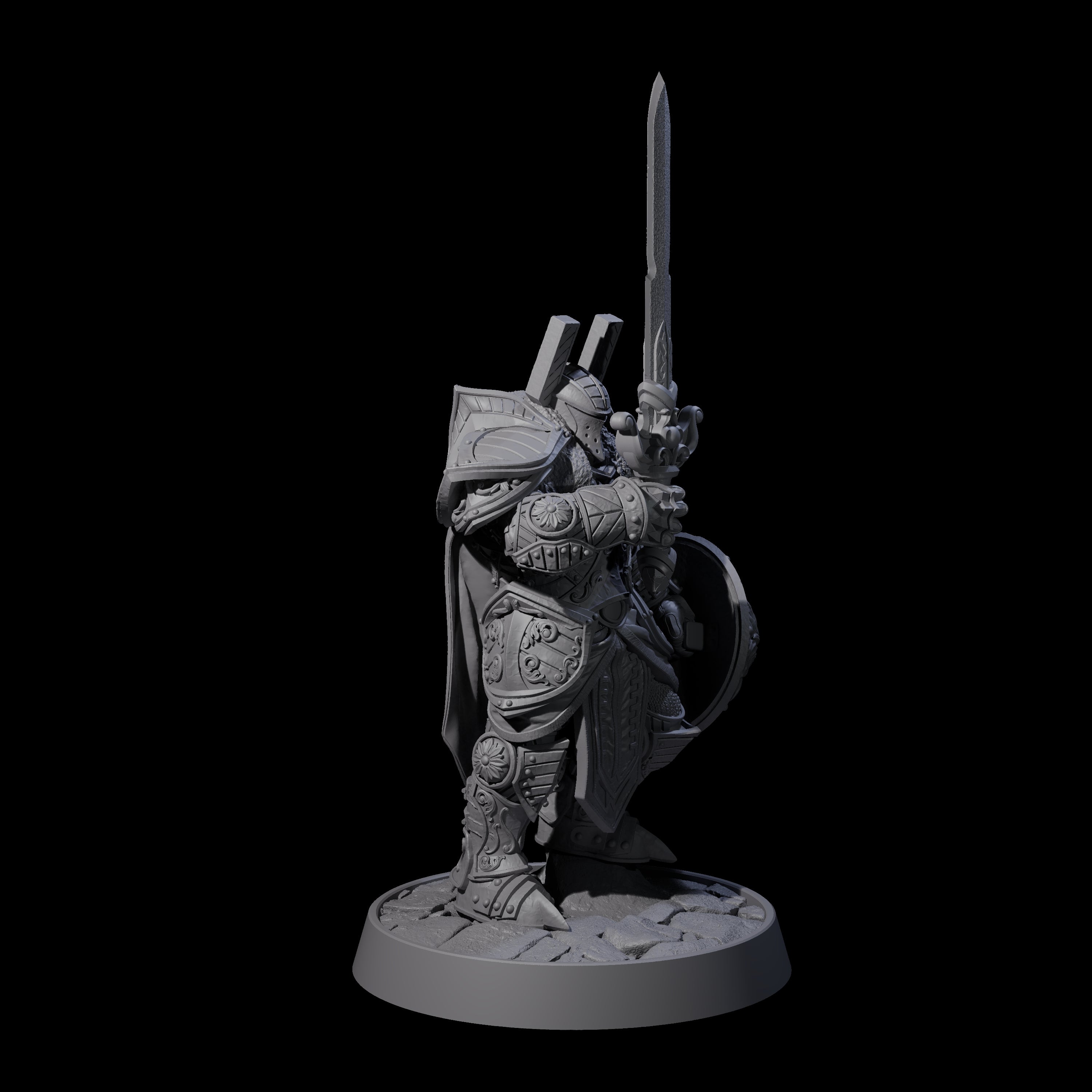 Ornate Palace Guard A Miniature for Dungeons and Dragons, Pathfinder or other TTRPGs