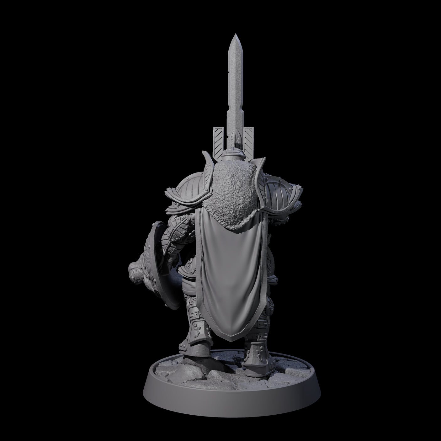 Ornate Palace Guard A Miniature for Dungeons and Dragons, Pathfinder or other TTRPGs