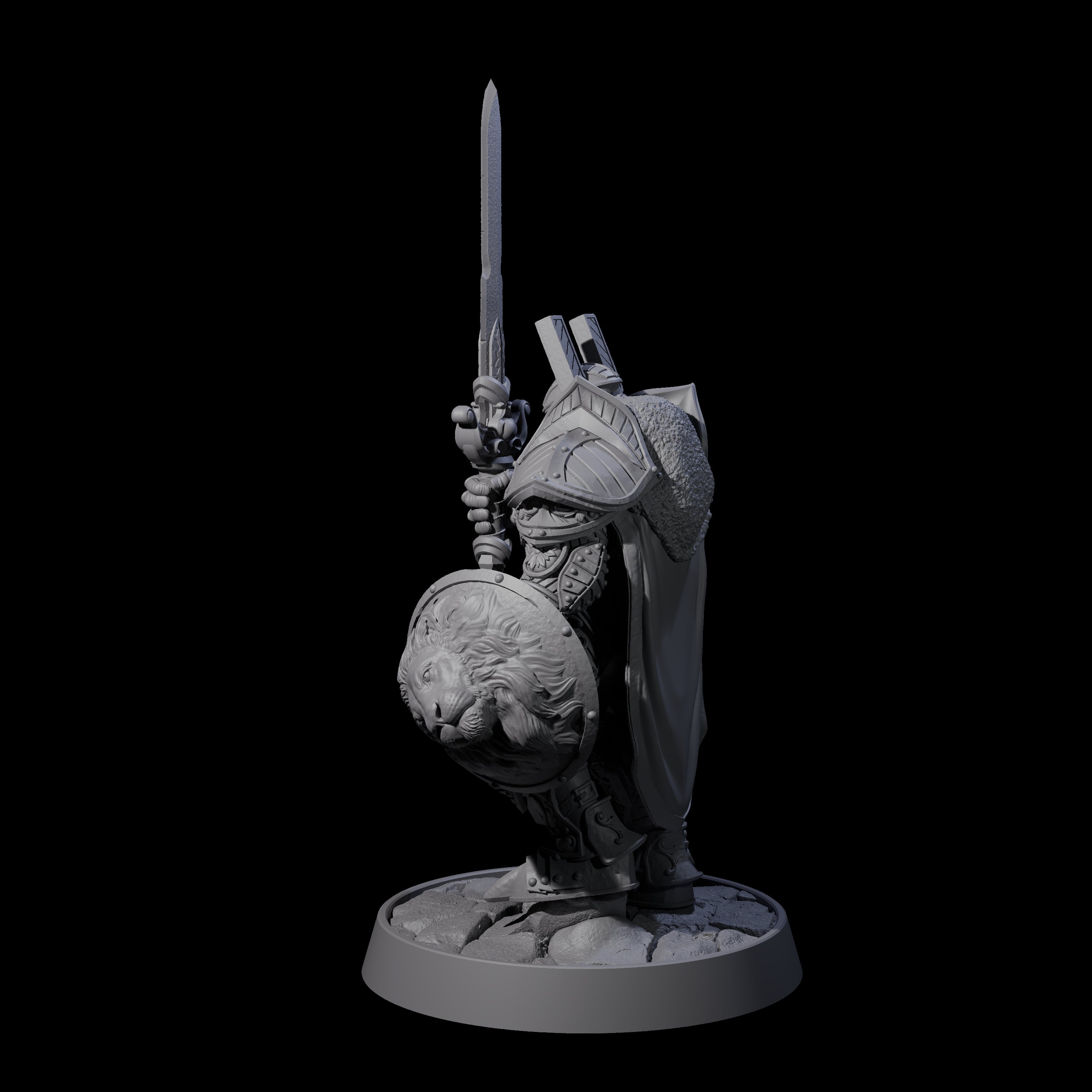 Ornate Palace Guard A Miniature for Dungeons and Dragons, Pathfinder or other TTRPGs