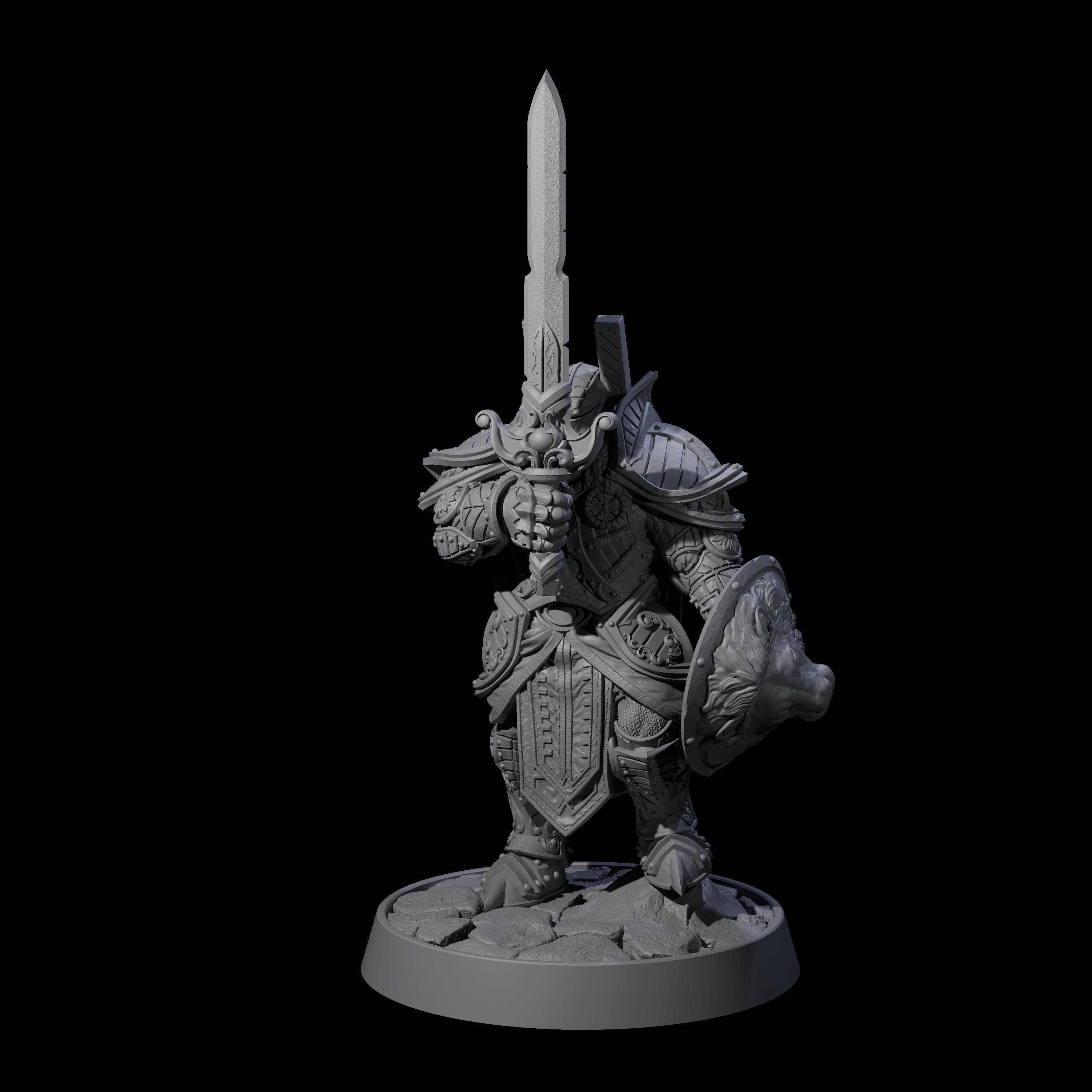 Ornate Palace Guard A Miniature for Dungeons and Dragons, Pathfinder or other TTRPGs