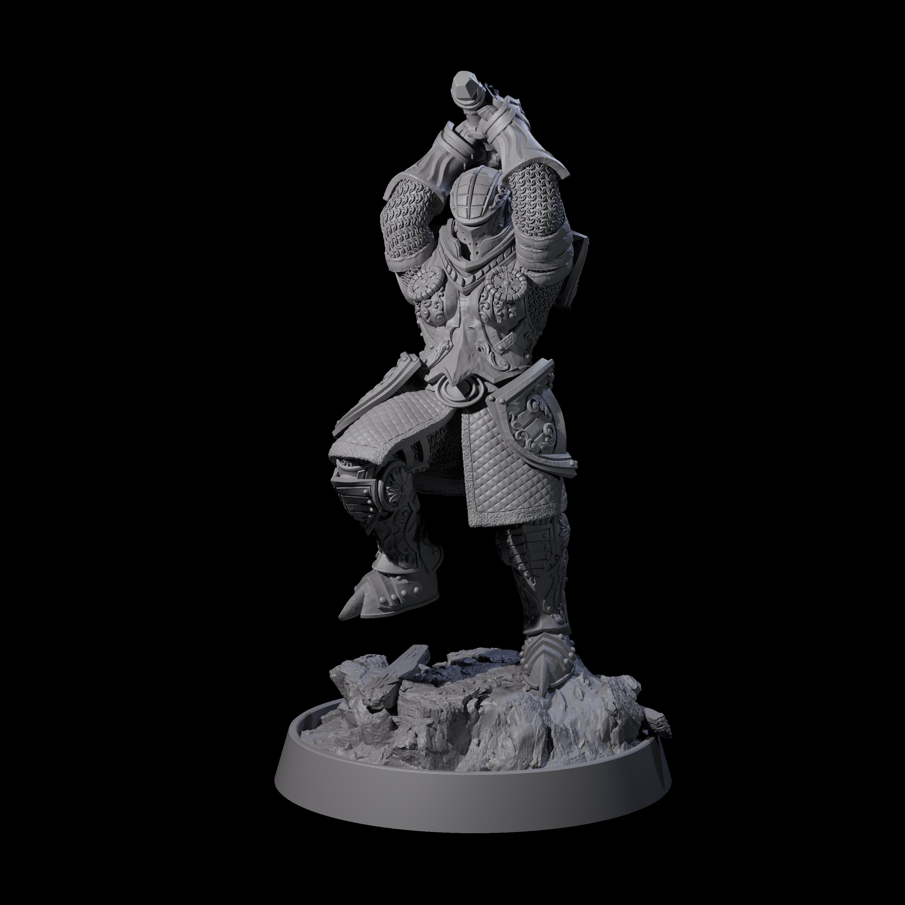 Ornate Palace Guard G Miniature for Dungeons and Dragons, Pathfinder or other TTRPGs