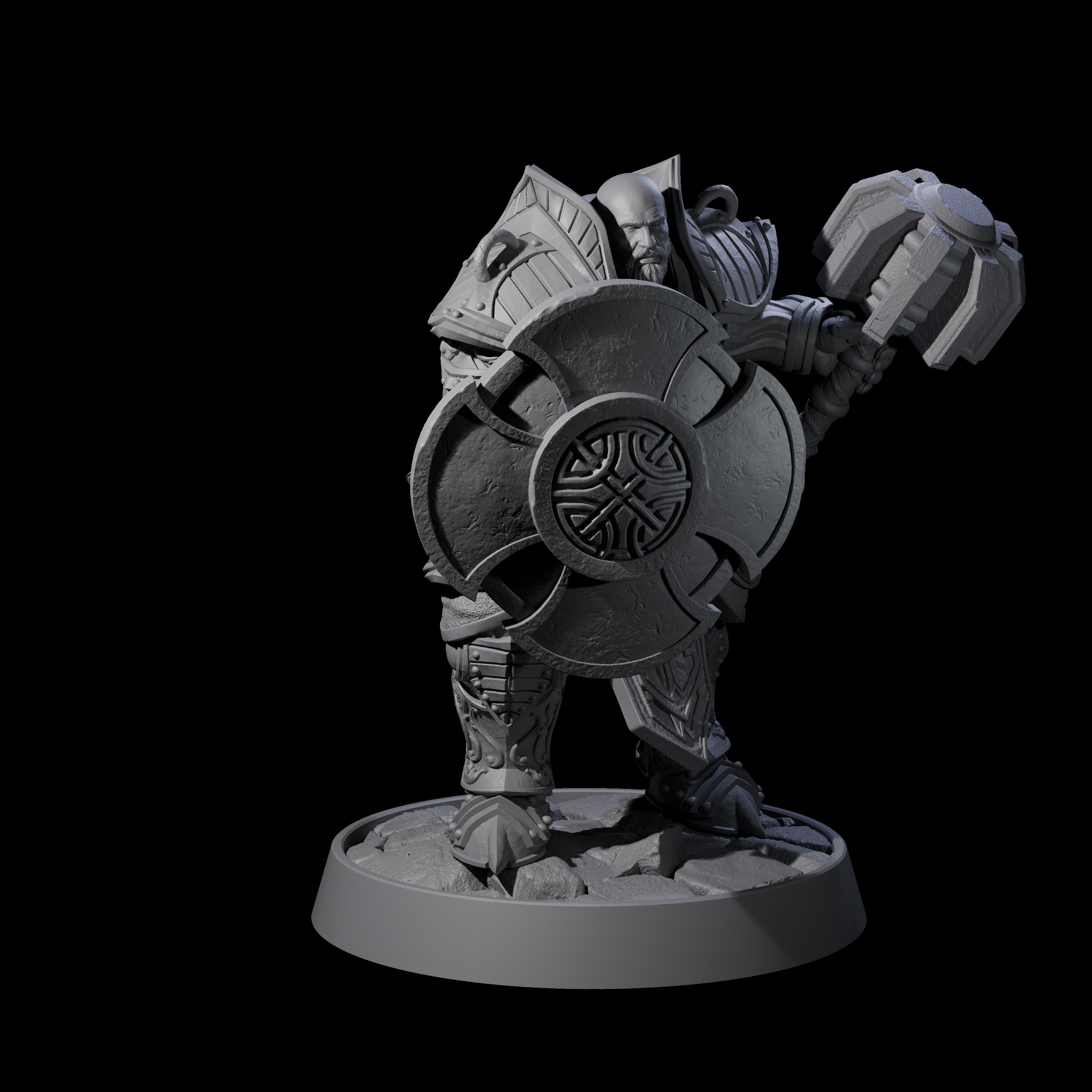 Ornate Palace Guard I Miniature for Dungeons and Dragons, Pathfinder or other TTRPGs