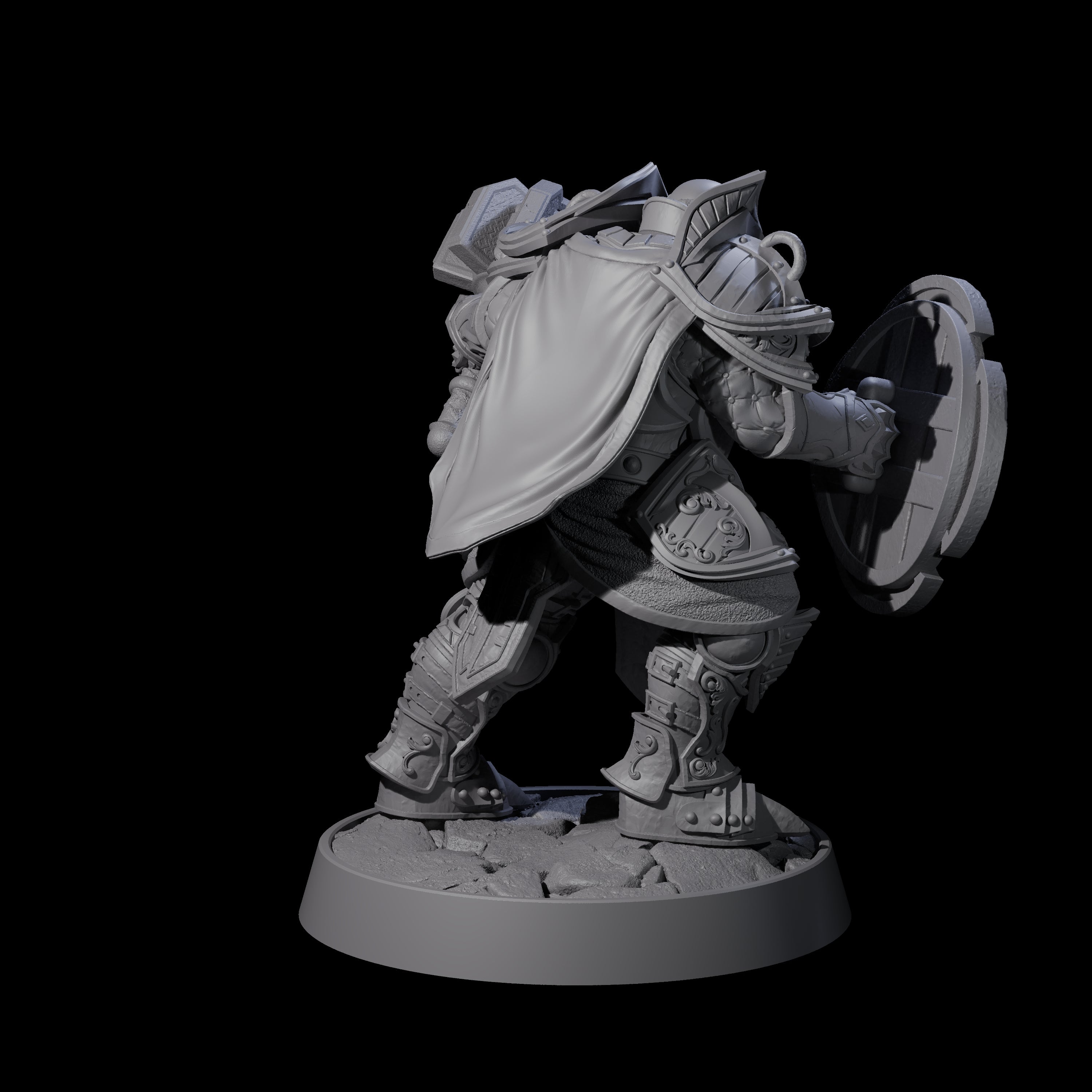 Ornate Palace Guard I Miniature for Dungeons and Dragons, Pathfinder or other TTRPGs