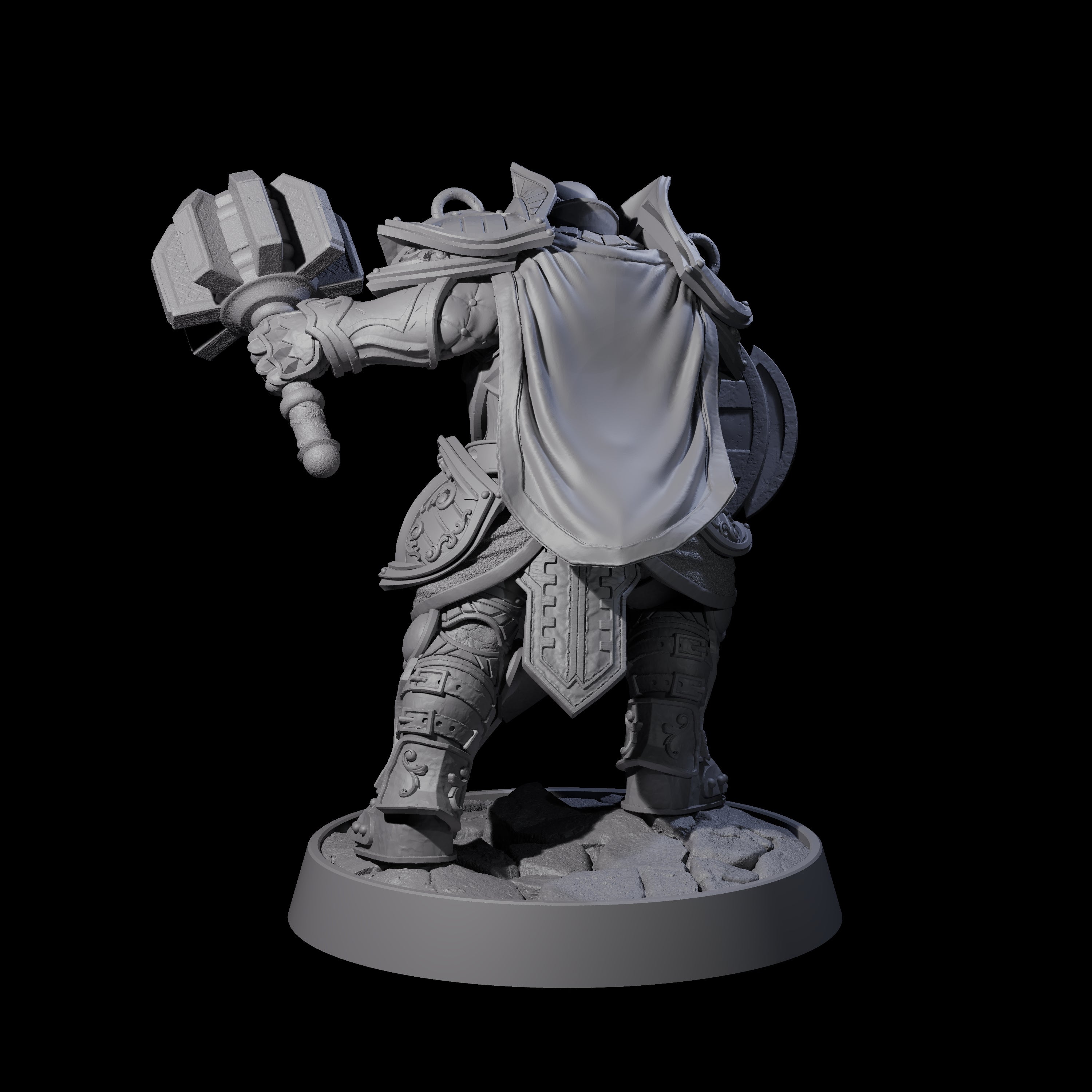 Ornate Palace Guard I Miniature for Dungeons and Dragons, Pathfinder or other TTRPGs