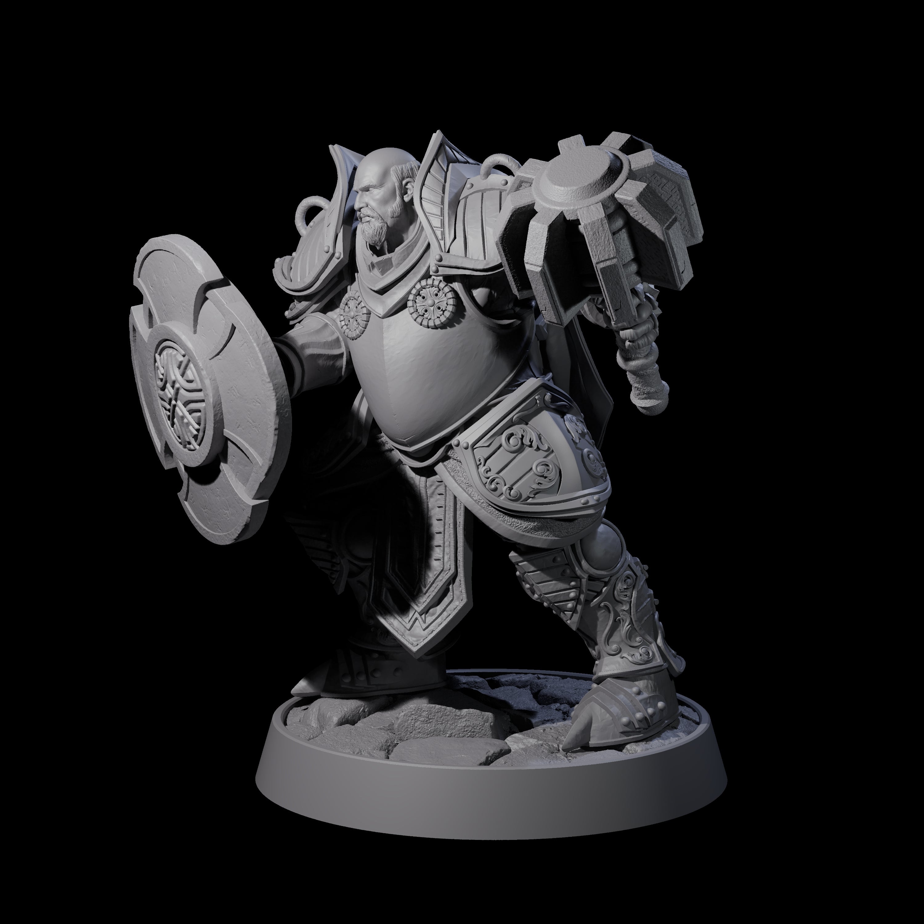 Ornate Palace Guard I Miniature for Dungeons and Dragons, Pathfinder or other TTRPGs