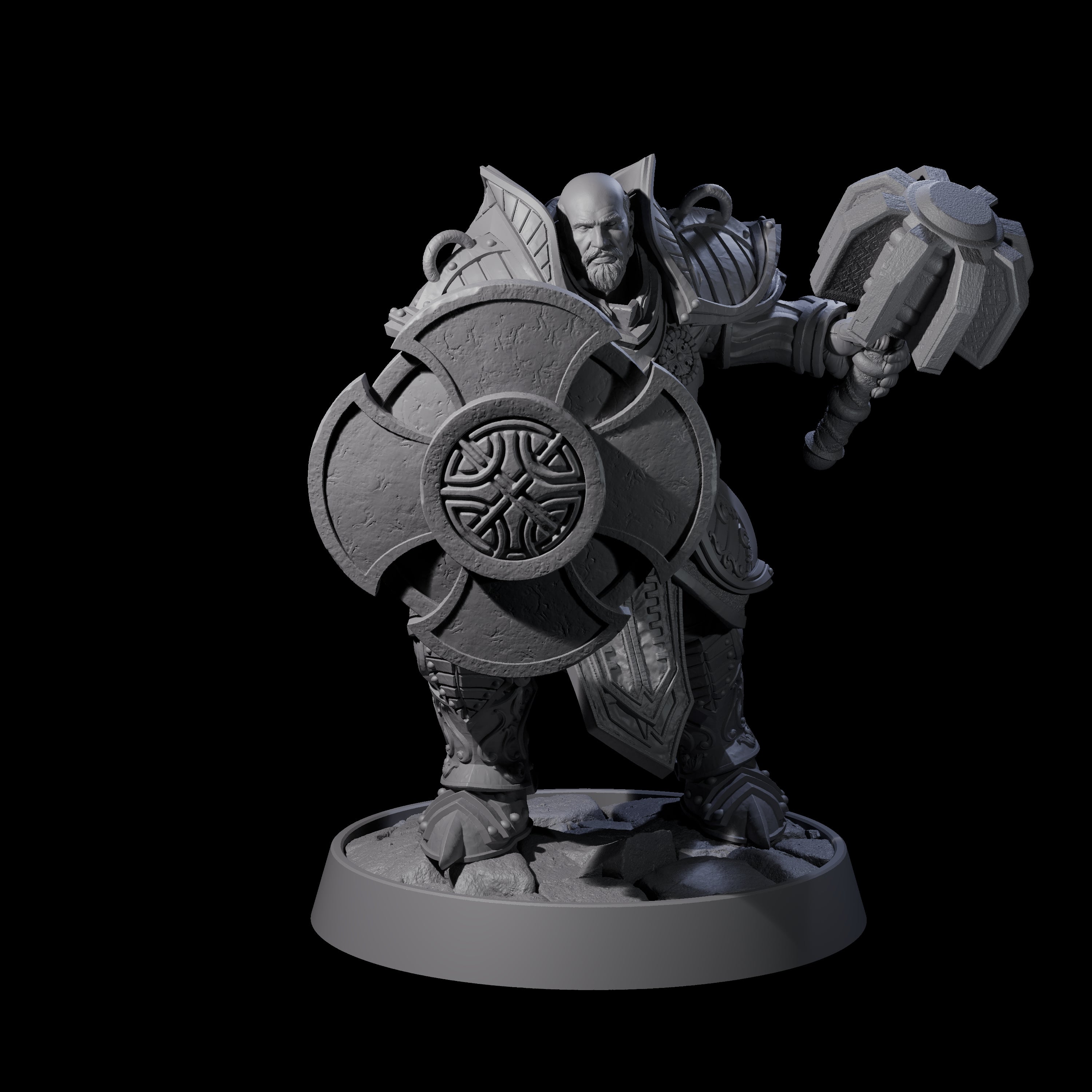 Ornate Palace Guard I Miniature for Dungeons and Dragons, Pathfinder or other TTRPGs