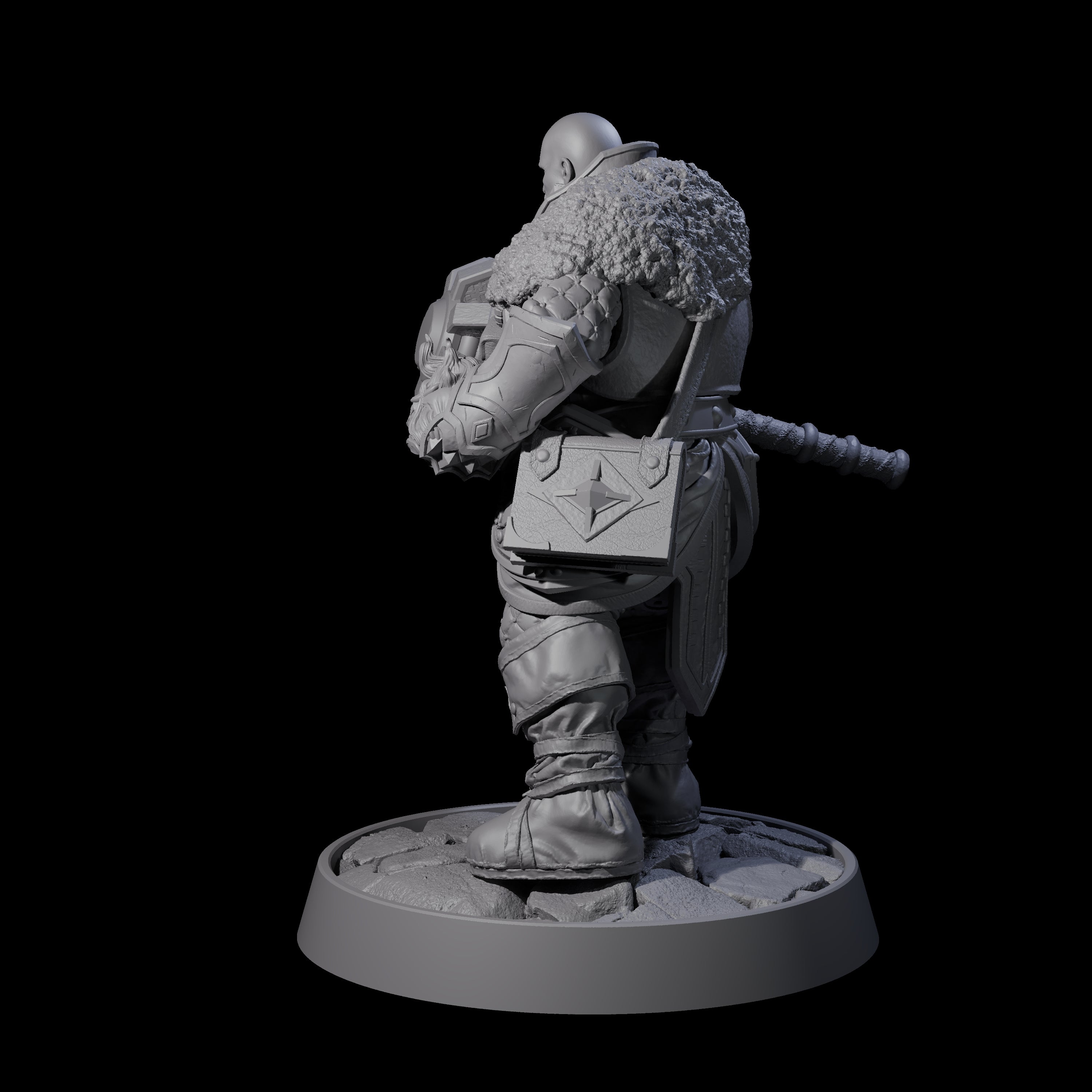 Ornate Palace Guard M Miniature for Dungeons and Dragons, Pathfinder or other TTRPGs