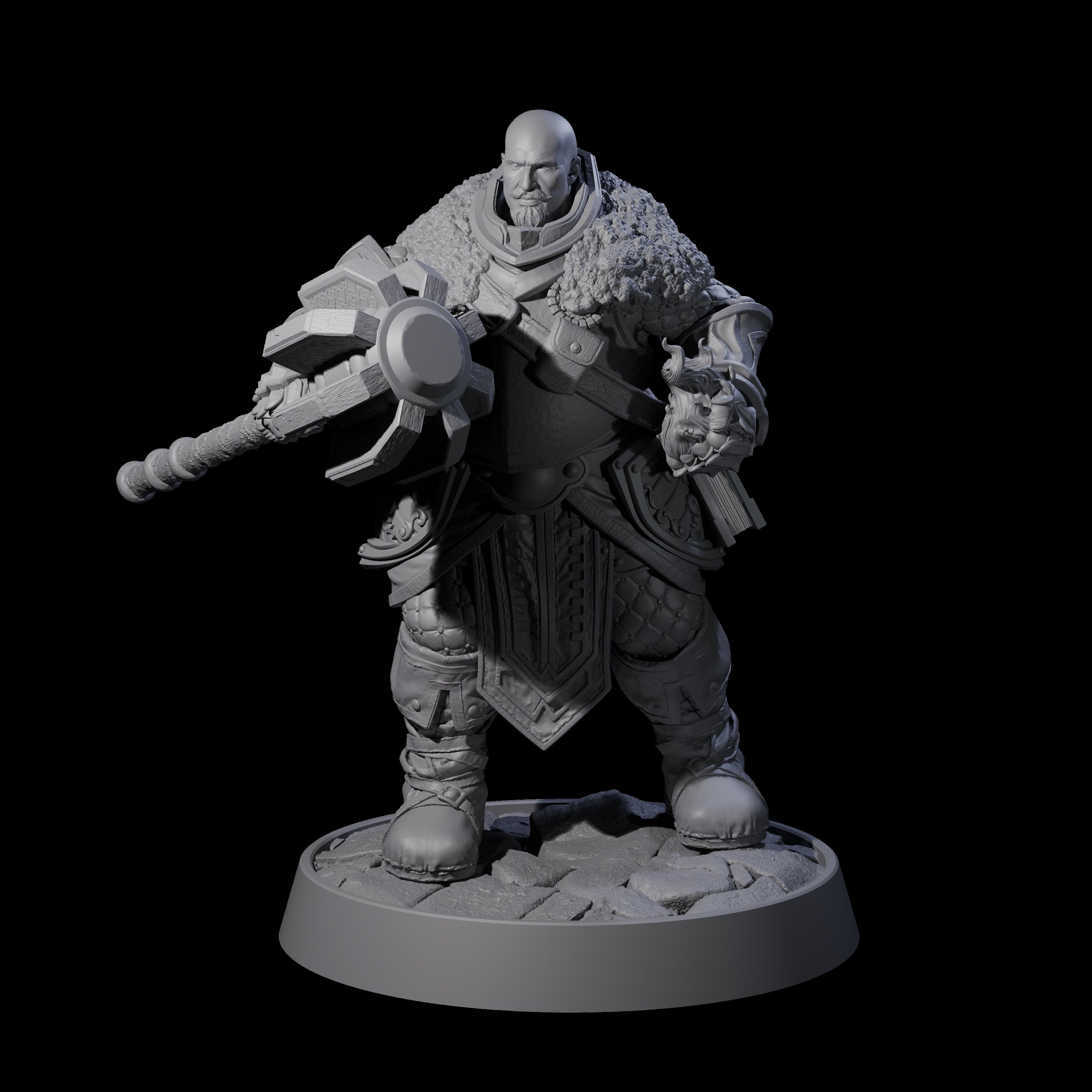 Ornate Palace Guard M Miniature for Dungeons and Dragons, Pathfinder or other TTRPGs