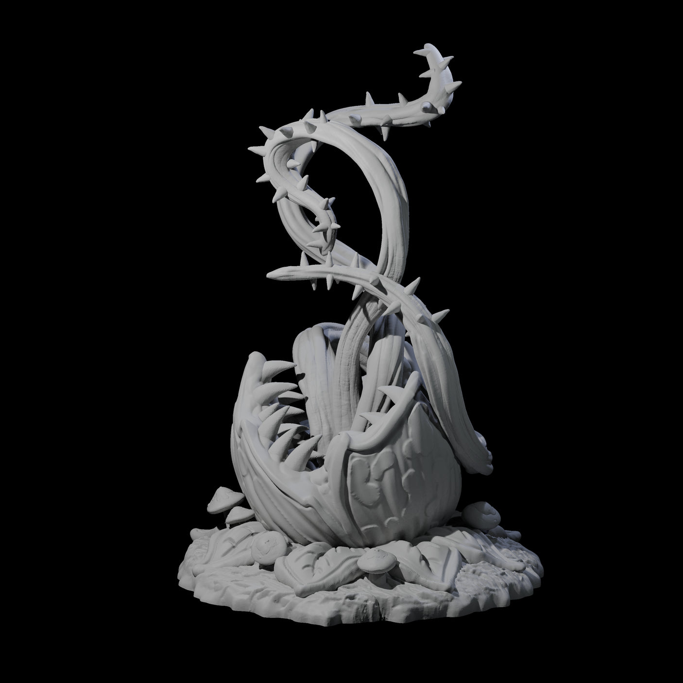 Overgrown Assassin Vine Miniature for Dungeons and Dragons, Pathfinder or other TTRPGs