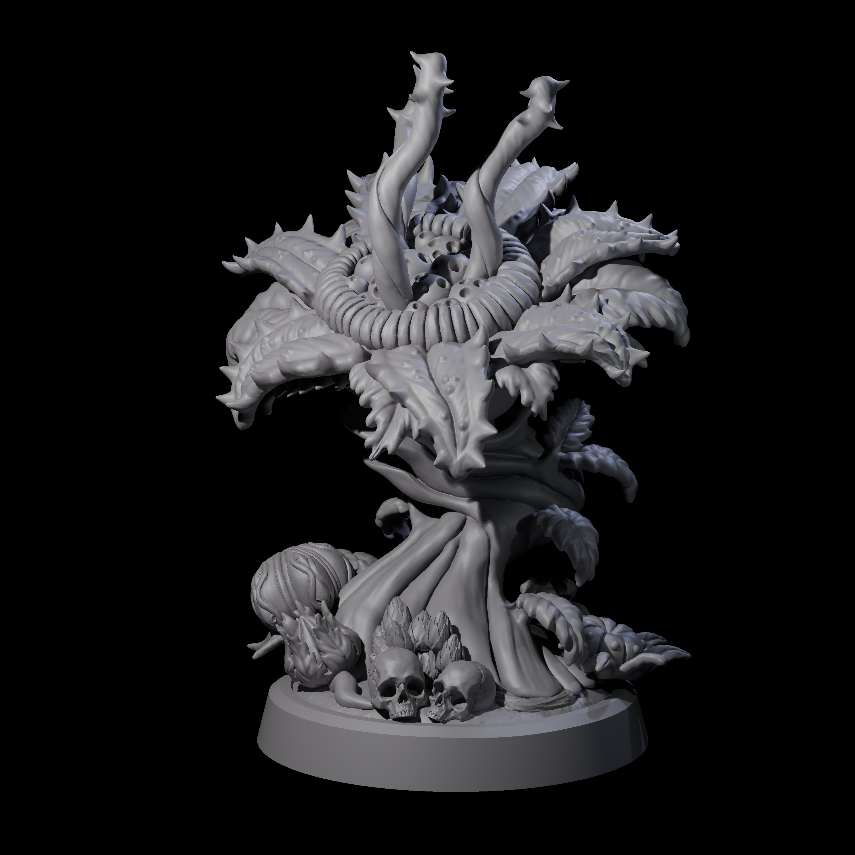 Overgrown Violet Fungus A Miniature for Dungeons and Dragons, Pathfinder or other TTRPGs