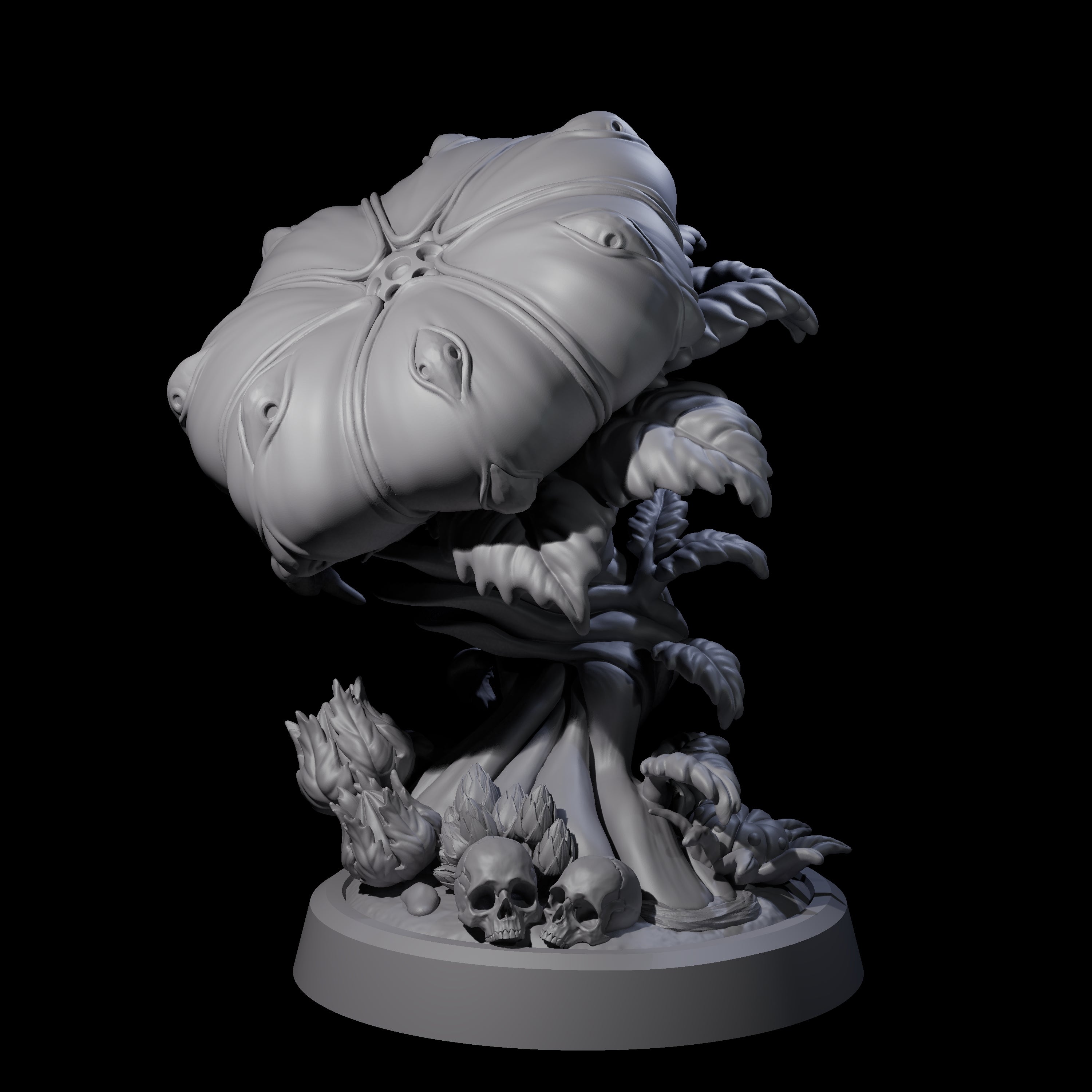 Overgrown Violet Fungus B Miniature for Dungeons and Dragons, Pathfinder or other TTRPGs