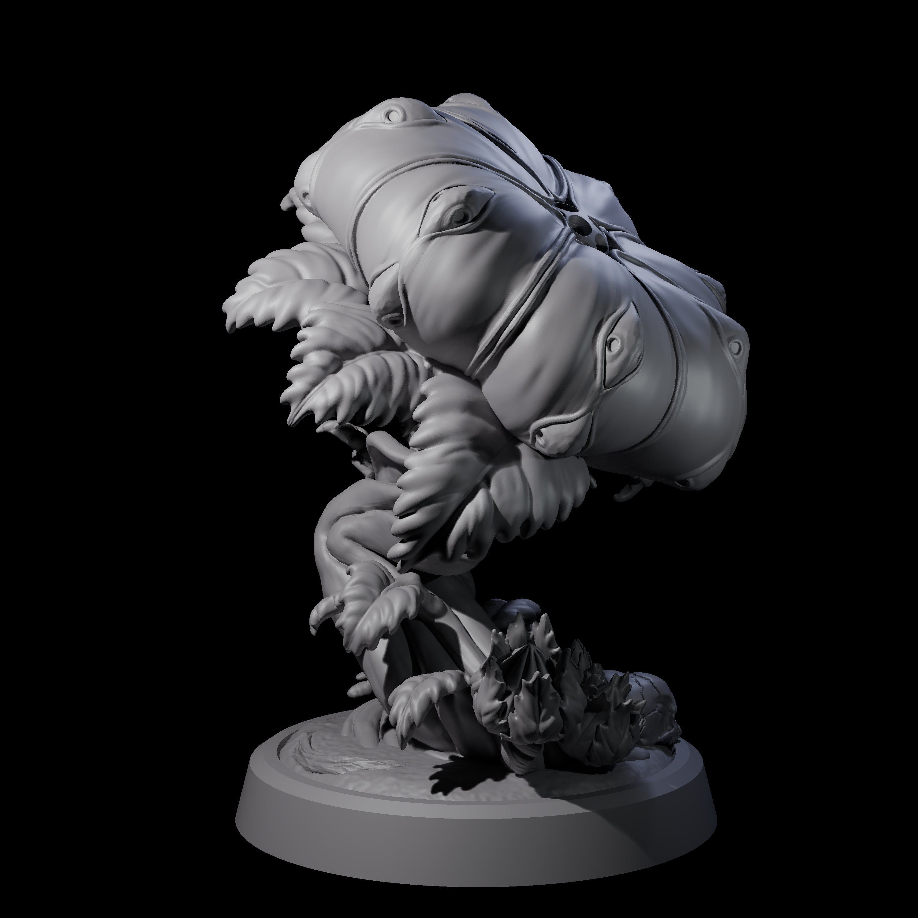 Overgrown Violet Fungus B Miniature for Dungeons and Dragons, Pathfinder or other TTRPGs