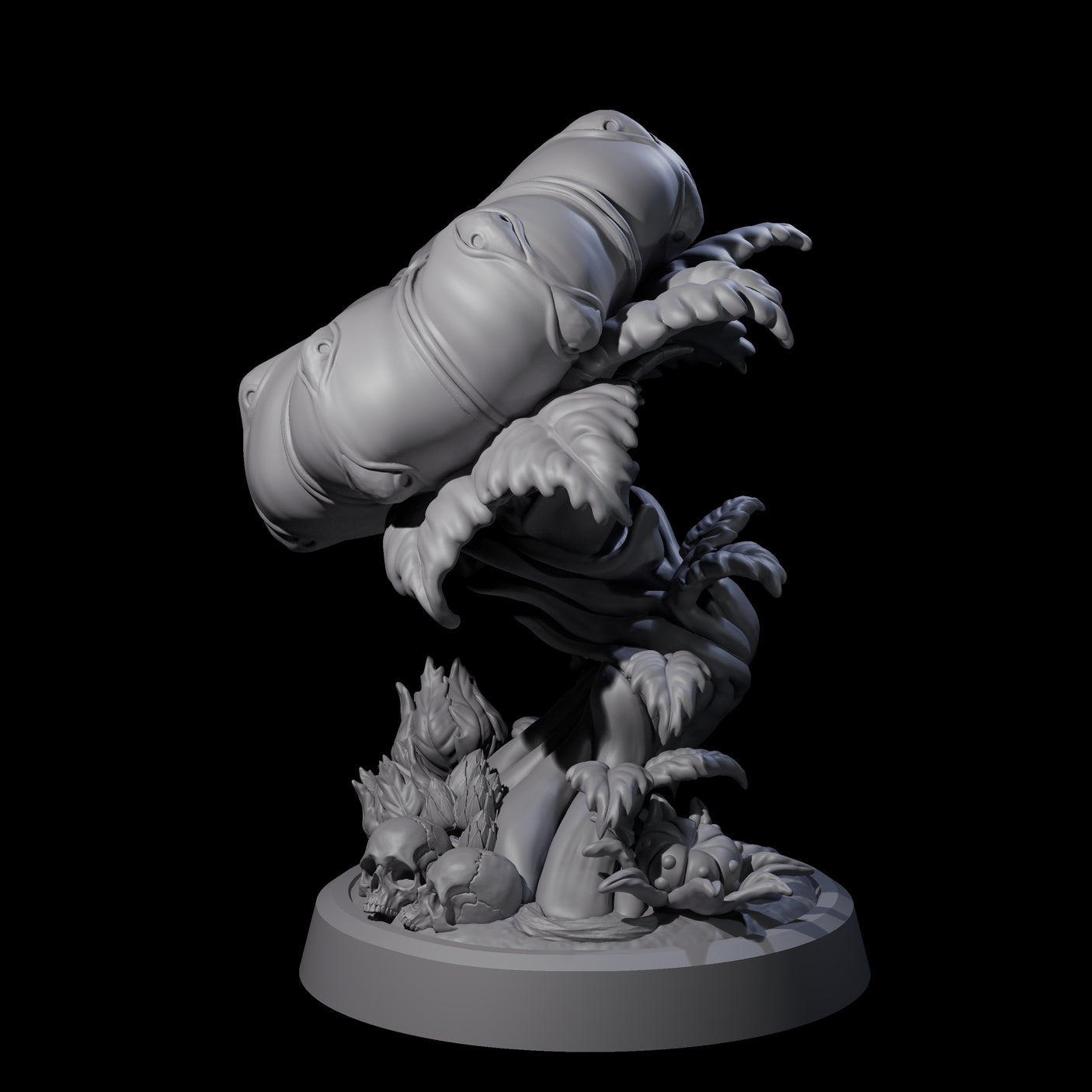 Overgrown Violet Fungus B Miniature for Dungeons and Dragons, Pathfinder or other TTRPGs