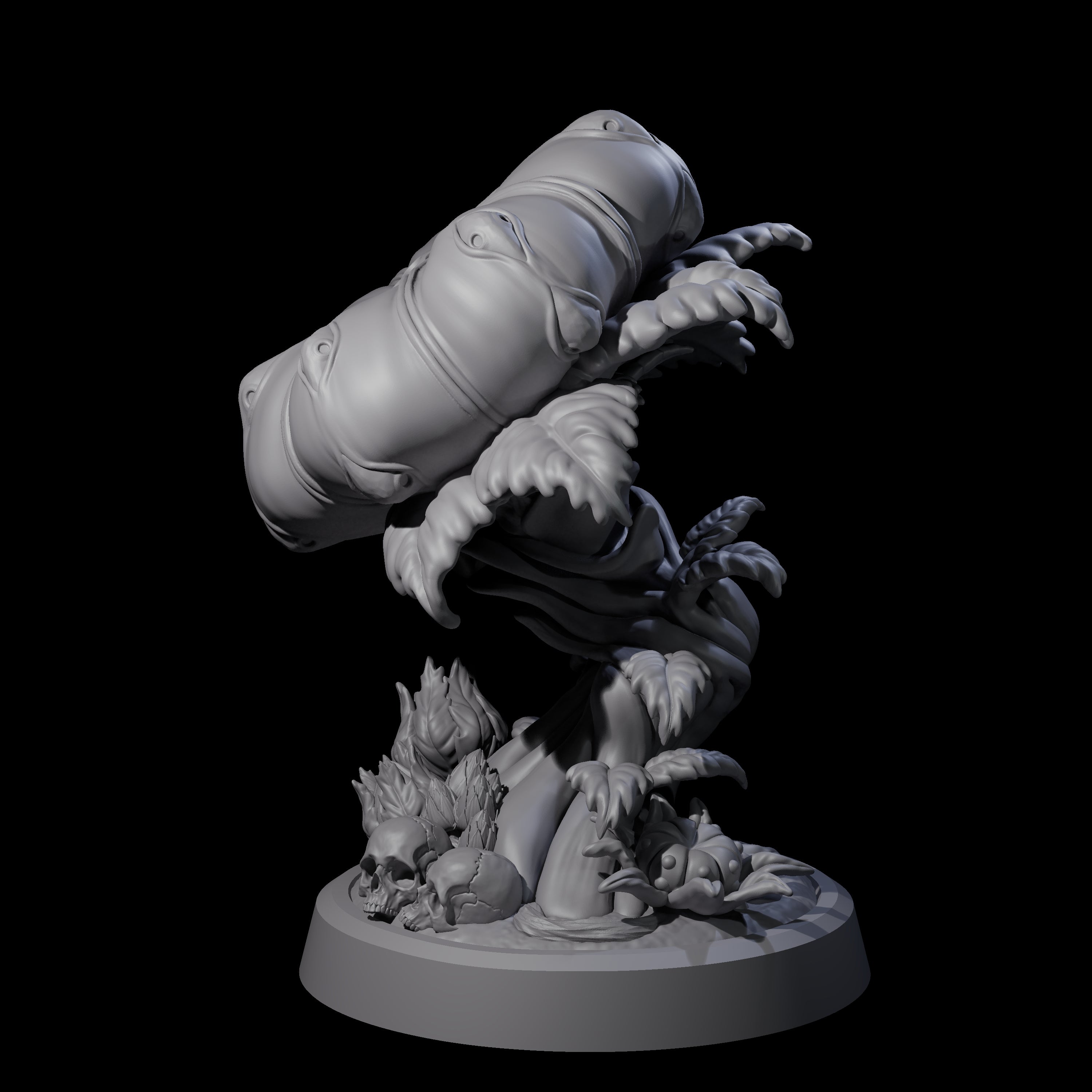 Overgrown Violet Fungus B Miniature for Dungeons and Dragons, Pathfinder or other TTRPGs