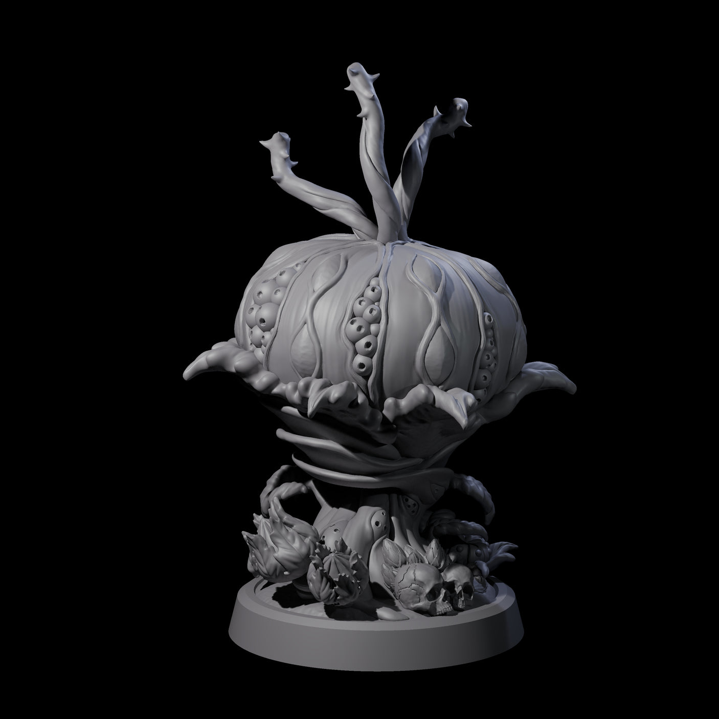 Overgrown Violet Fungus C Miniature for Dungeons and Dragons, Pathfinder or other TTRPGs