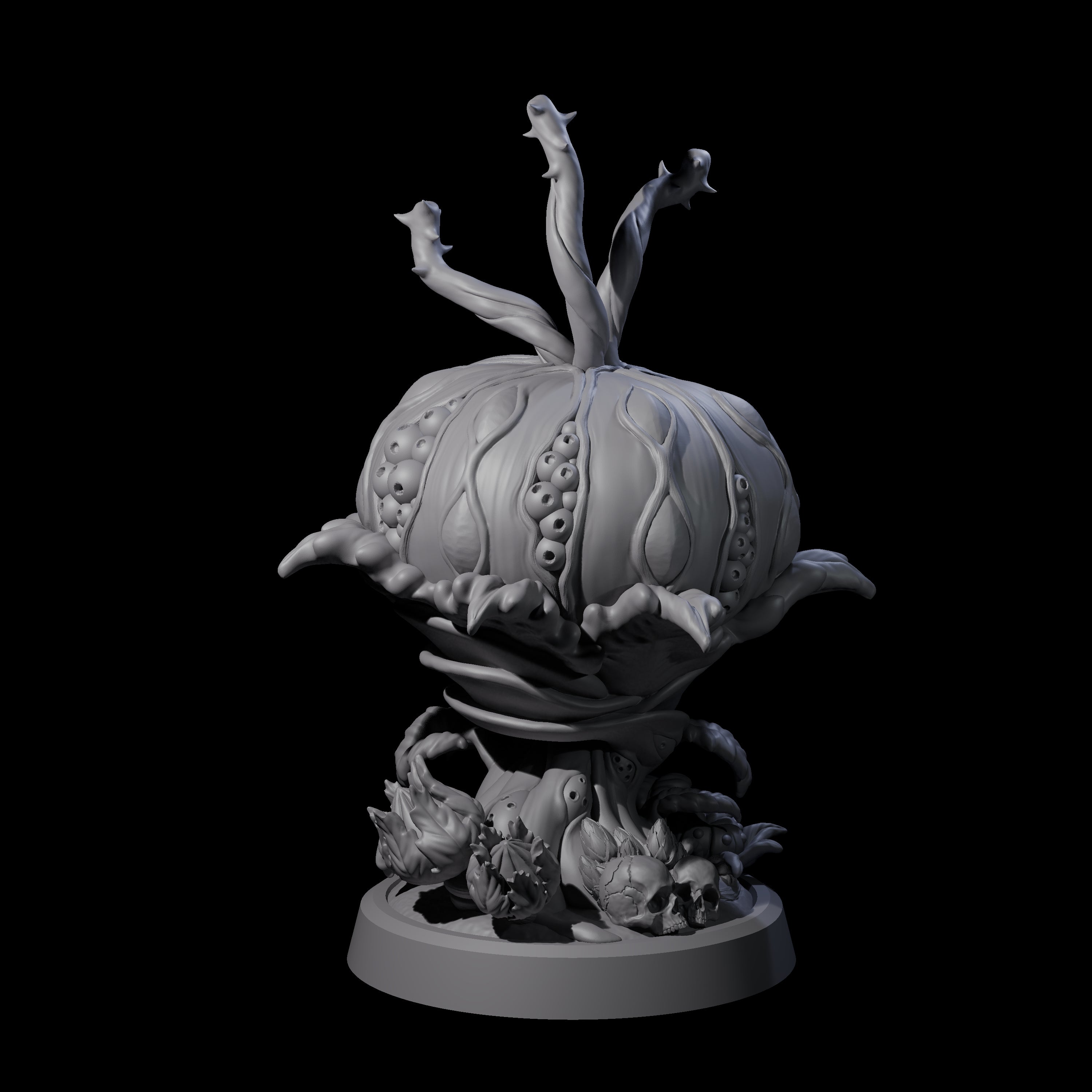 Overgrown Violet Fungus C Miniature for Dungeons and Dragons, Pathfinder or other TTRPGs