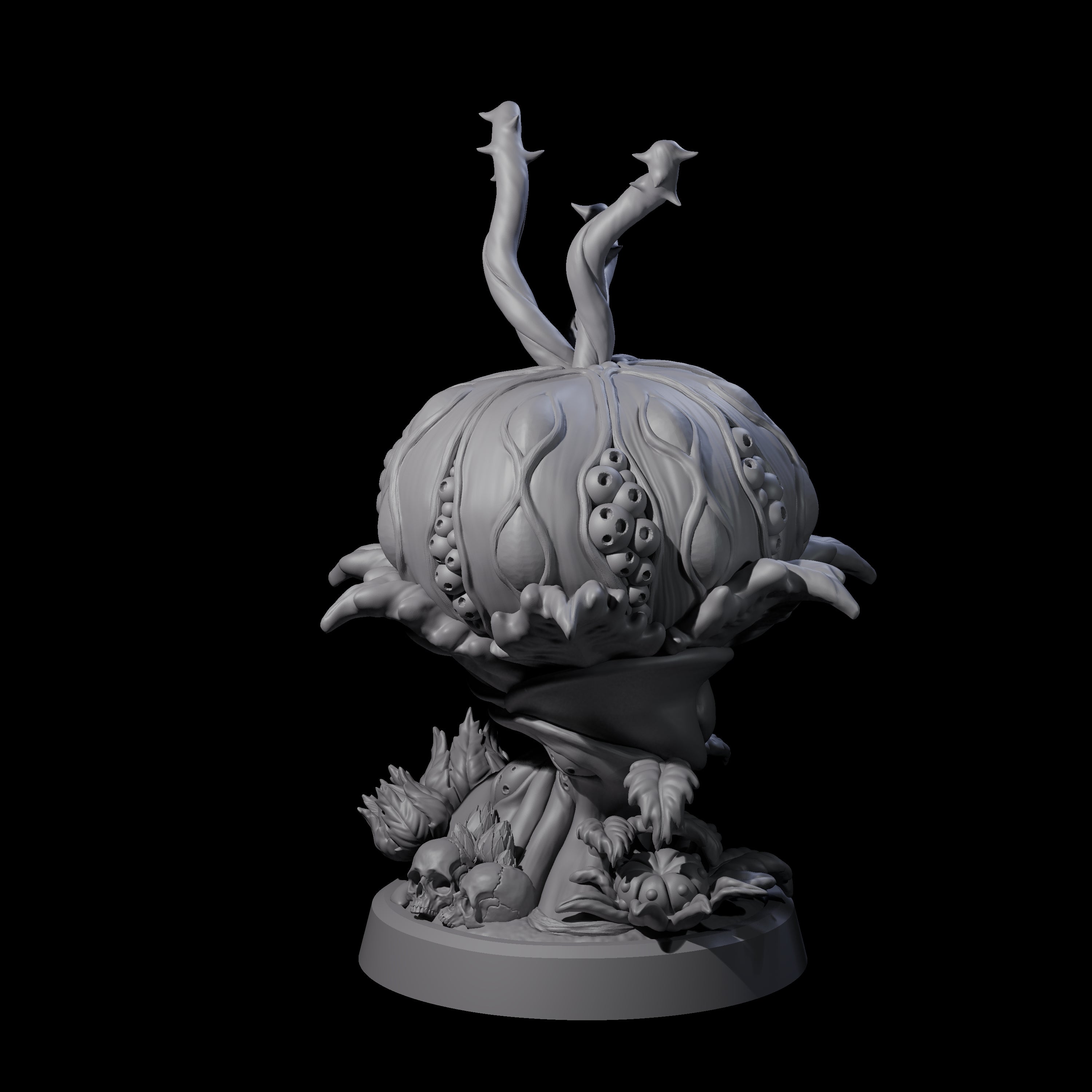 Overgrown Violet Fungus C Miniature for Dungeons and Dragons, Pathfinder or other TTRPGs