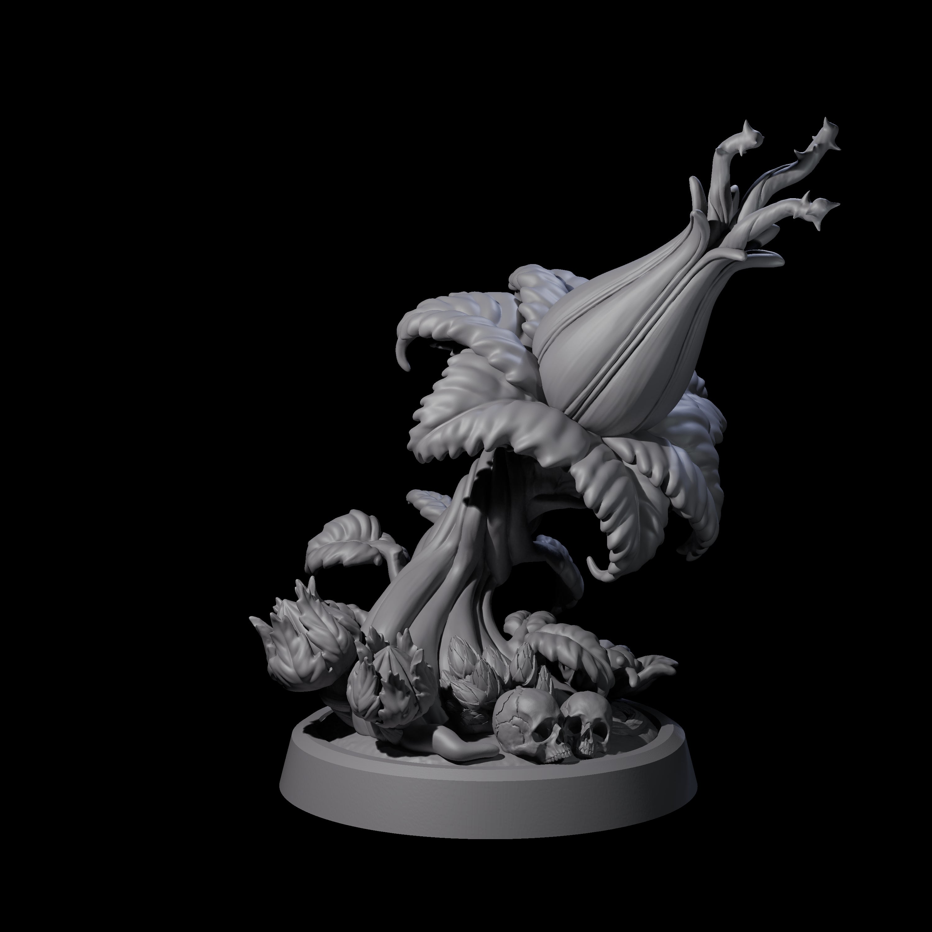 Overgrown Violet Fungus D Miniature for Dungeons and Dragons, Pathfinder or other TTRPGs