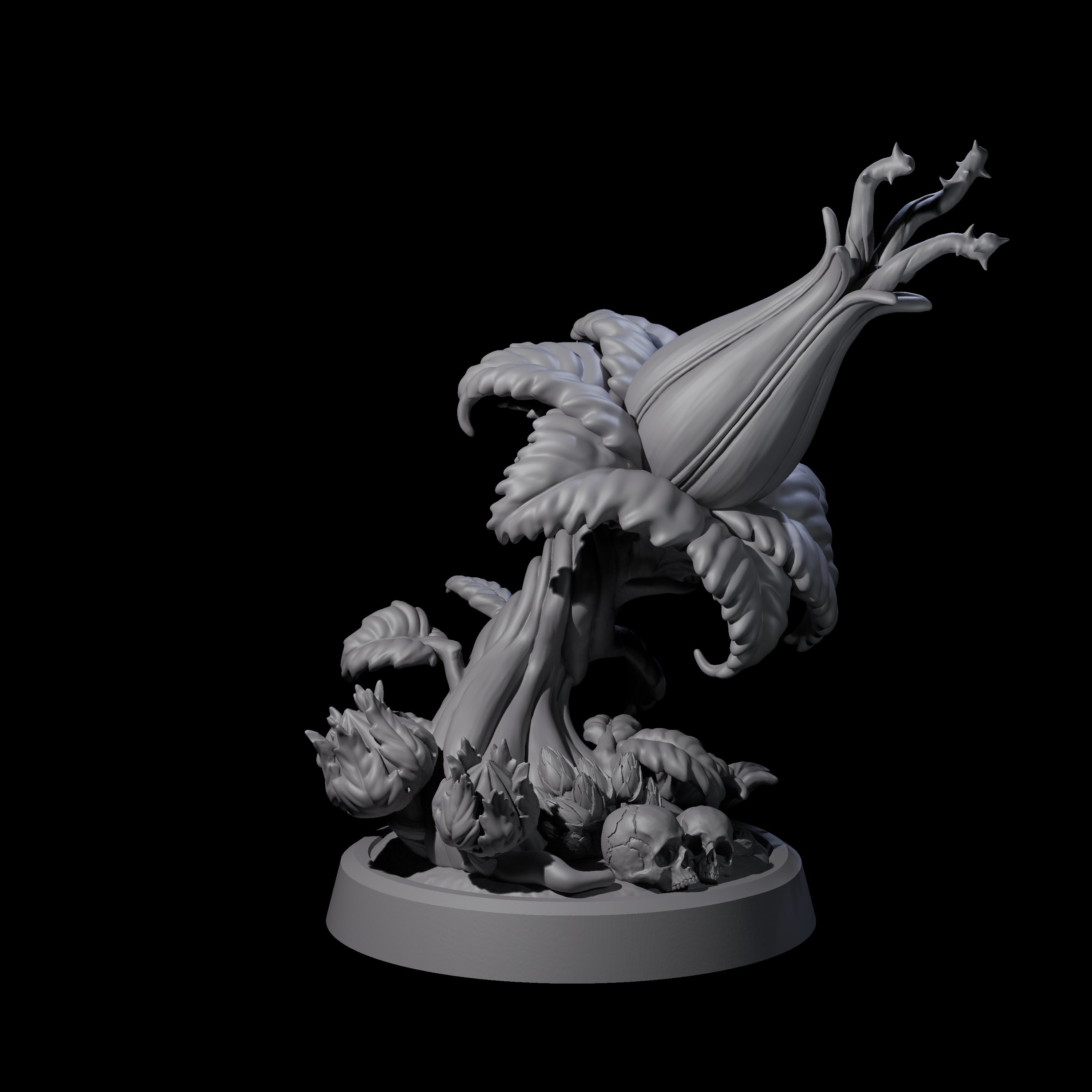 Overgrown Violet Fungus D Miniature for Dungeons and Dragons, Pathfinder or other TTRPGs