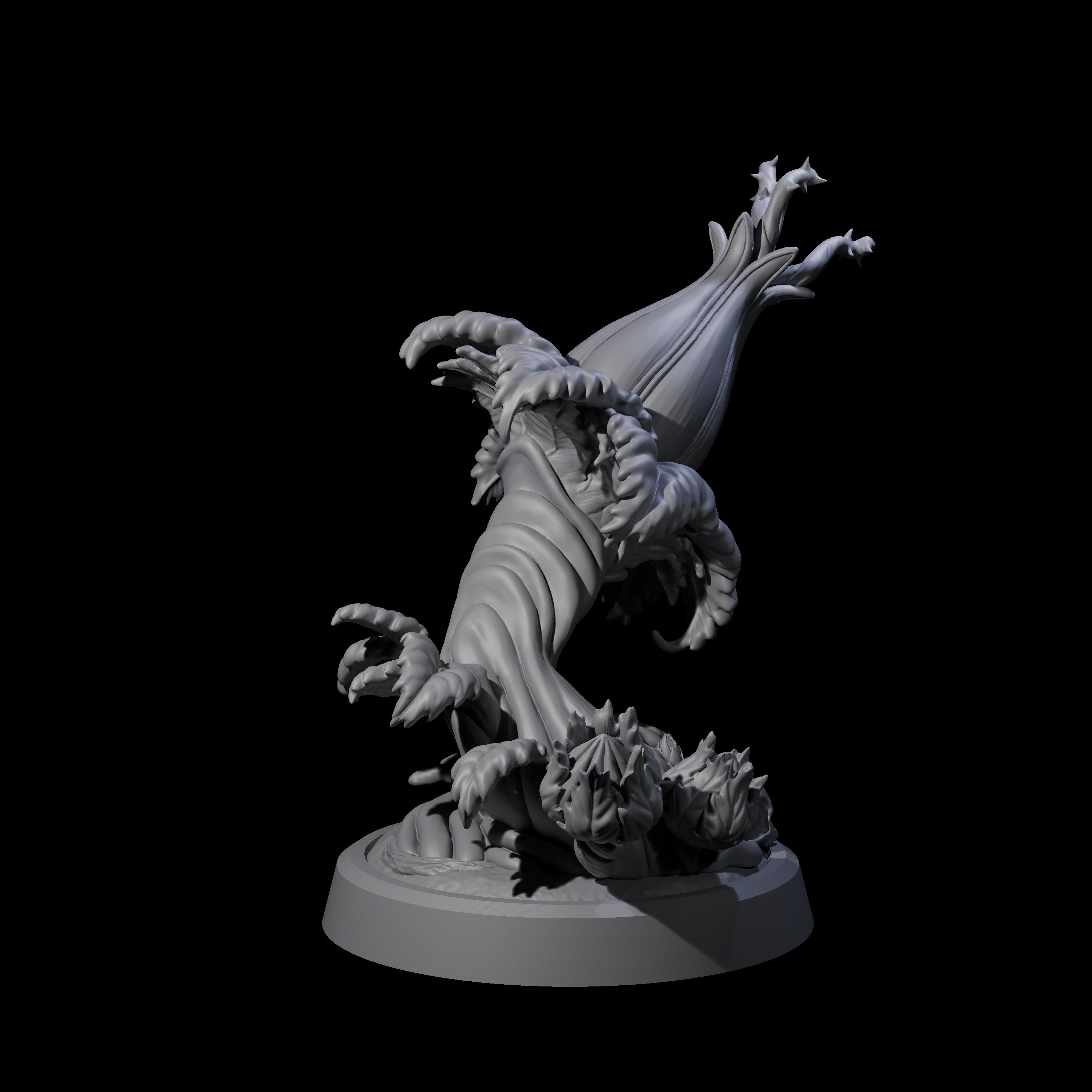 Overgrown Violet Fungus D Miniature for Dungeons and Dragons, Pathfinder or other TTRPGs