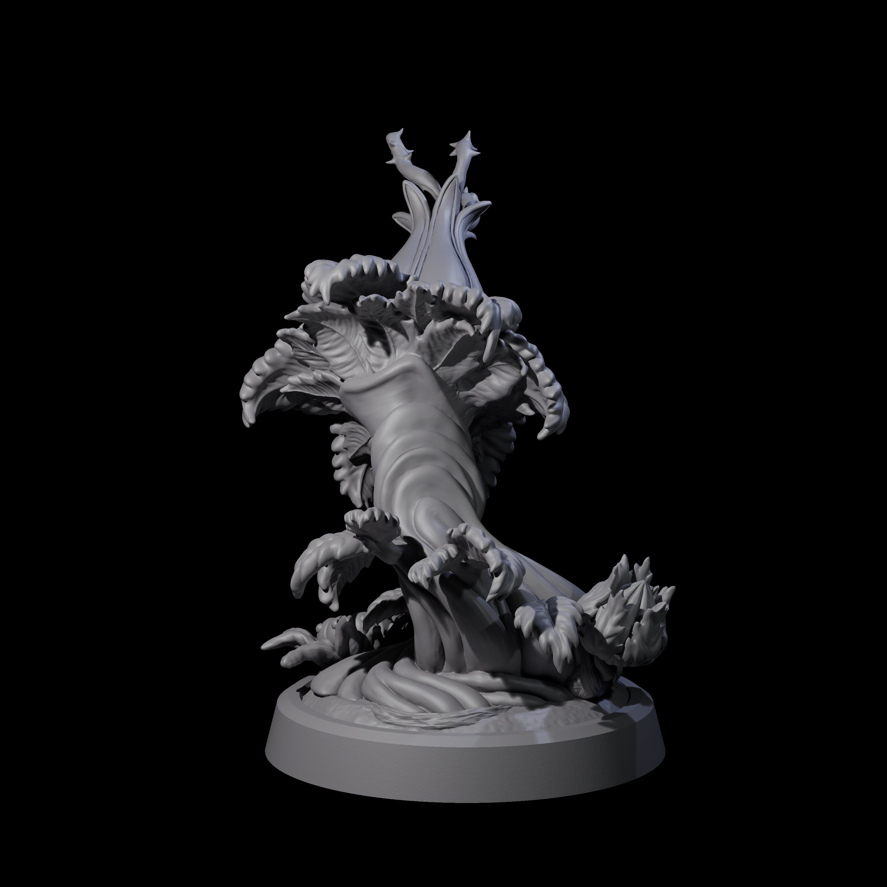 Overgrown Violet Fungus D Miniature for Dungeons and Dragons, Pathfinder or other TTRPGs