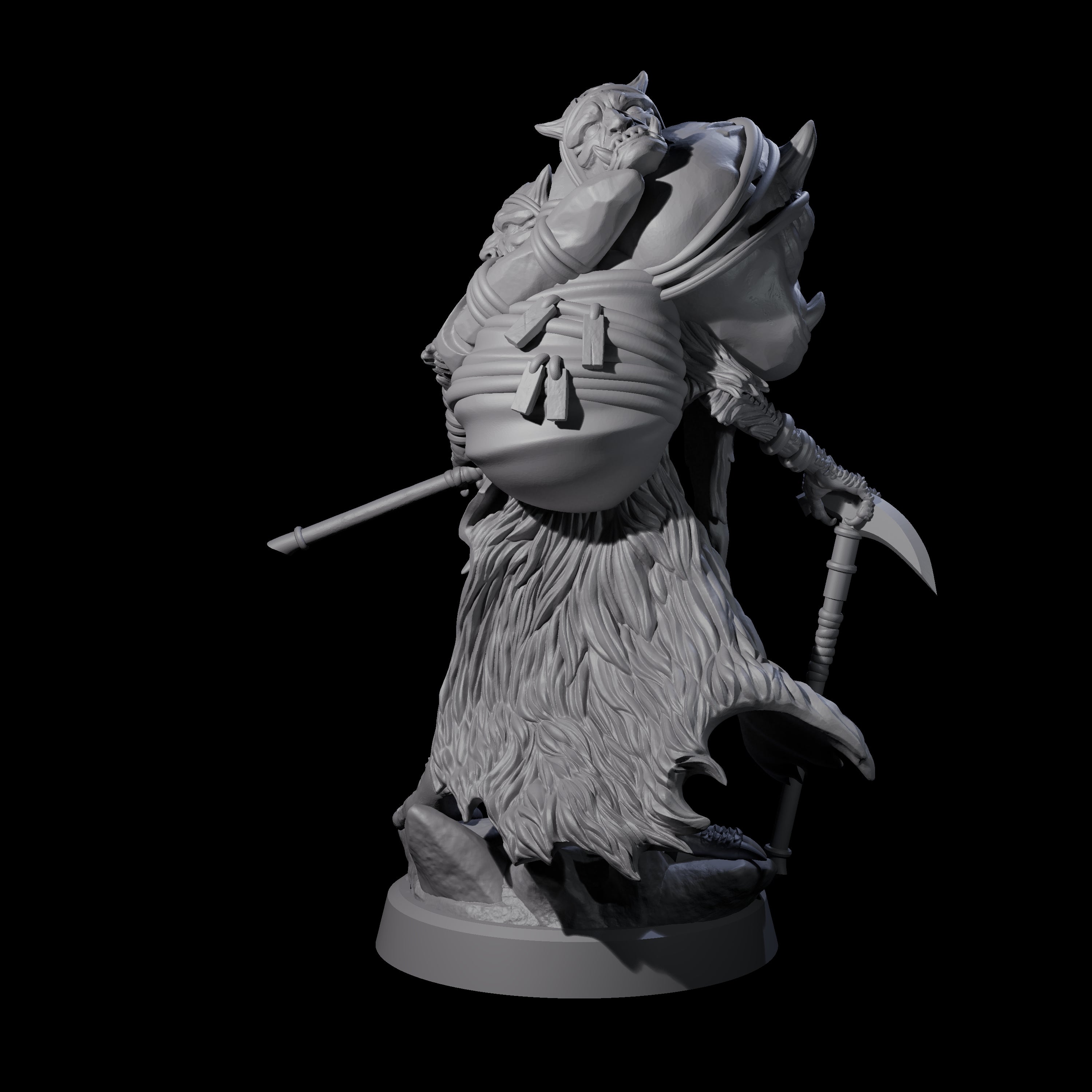 Owl-Like Aarakocra Sentinel D Miniature for Dungeons and Dragons, Pathfinder or other TTRPGs