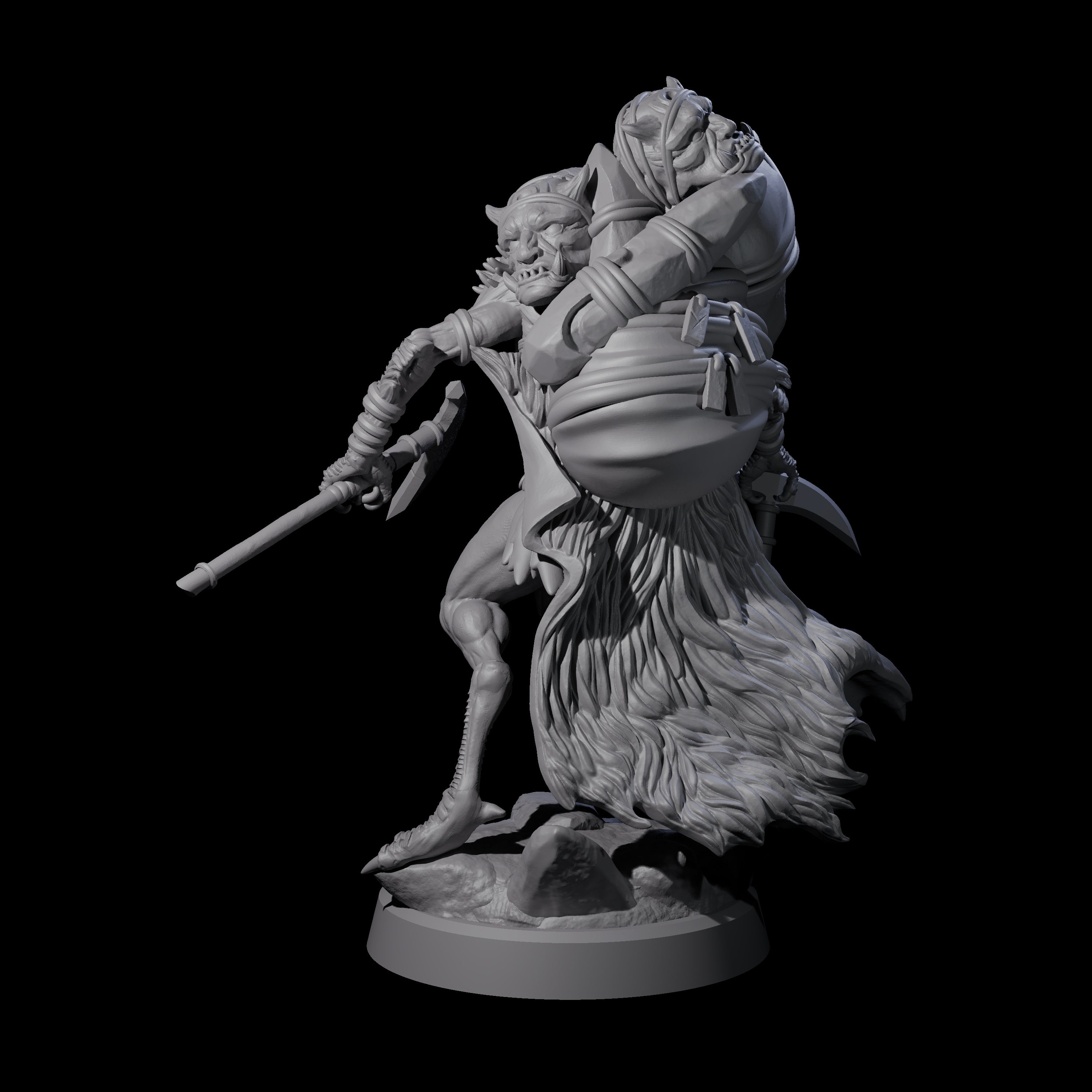 Owl-Like Aarakocra Sentinel D Miniature for Dungeons and Dragons, Pathfinder or other TTRPGs
