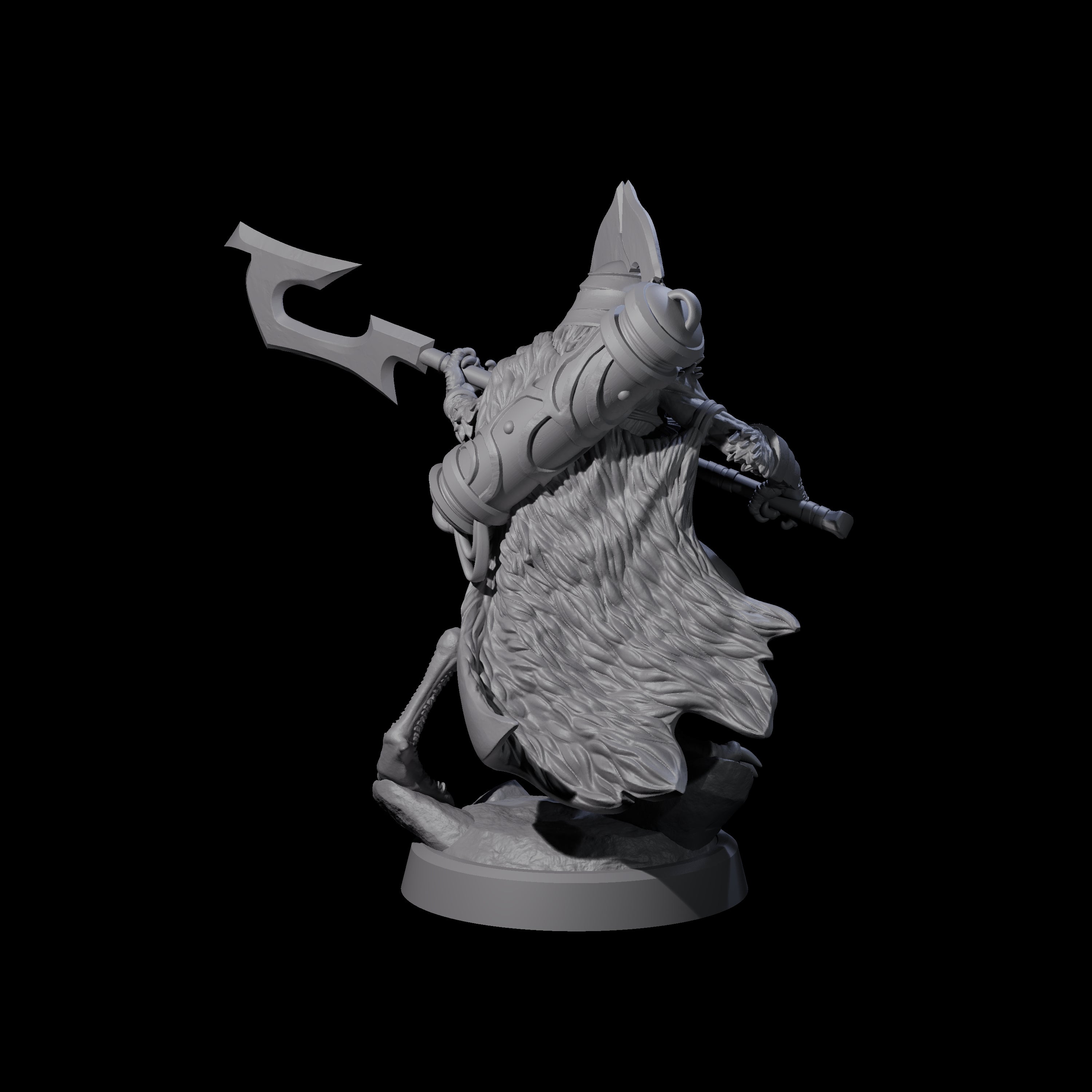 Four Owl-Like Aarakocra Sentinels