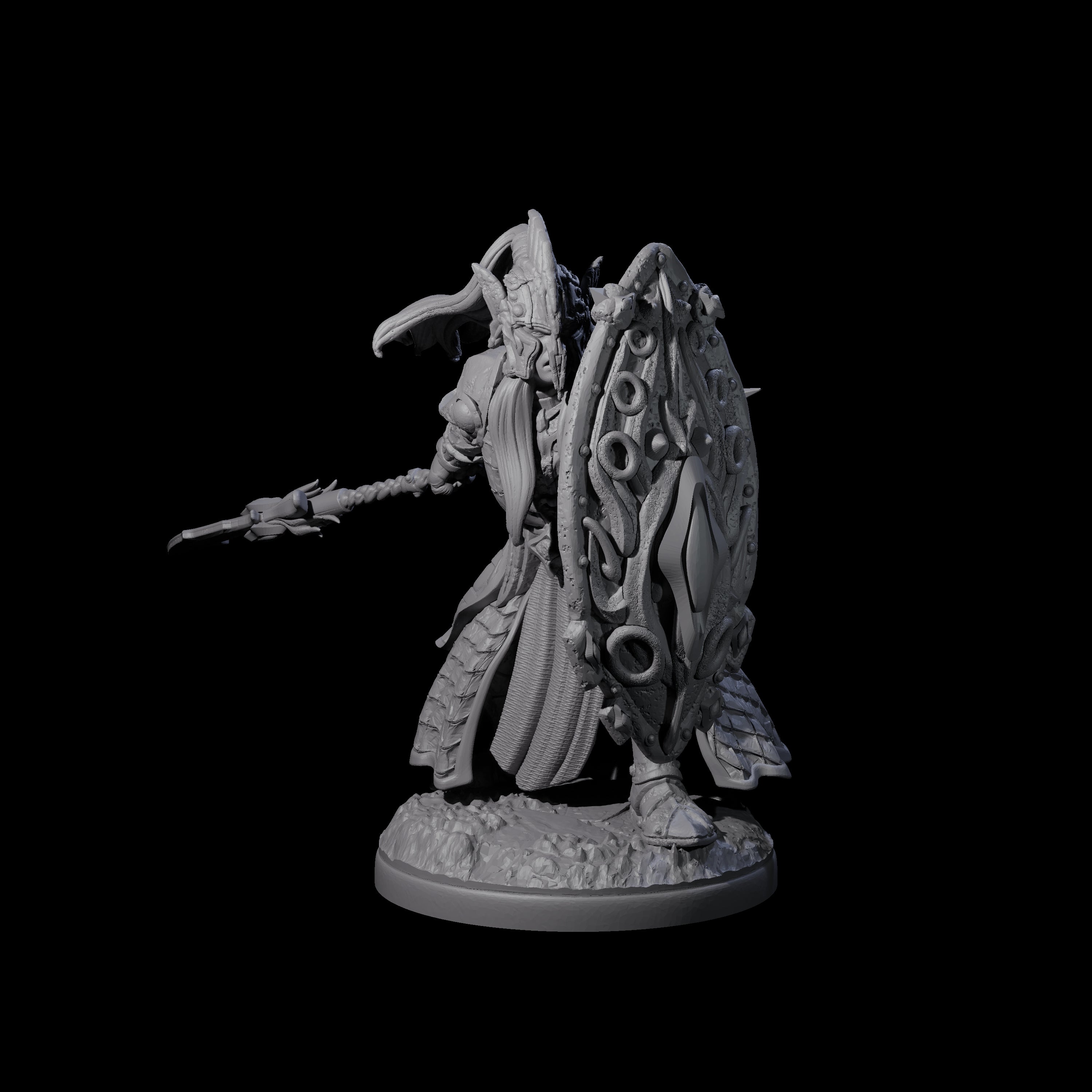 Pale Drow A Miniature for Dungeons and Dragons, Pathfinder or other TTRPGs