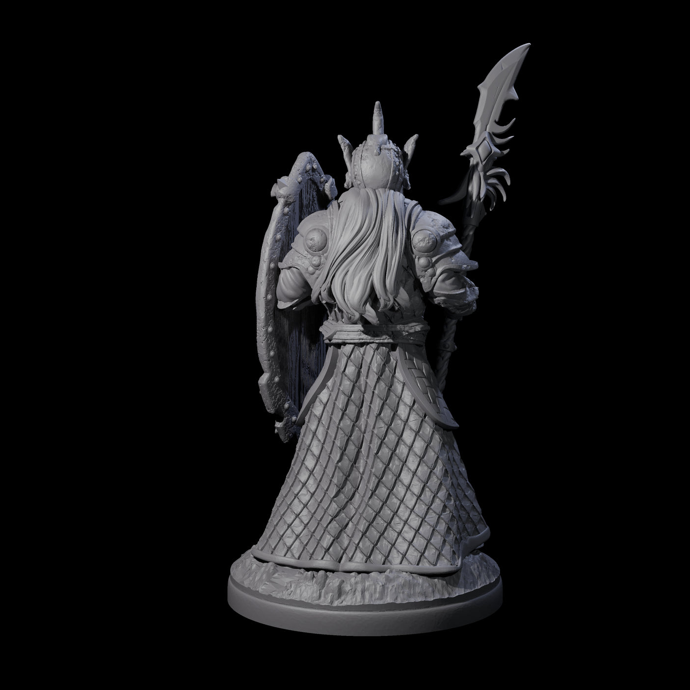 Pale Drow F Miniature for Dungeons and Dragons, Pathfinder or other TTRPGs