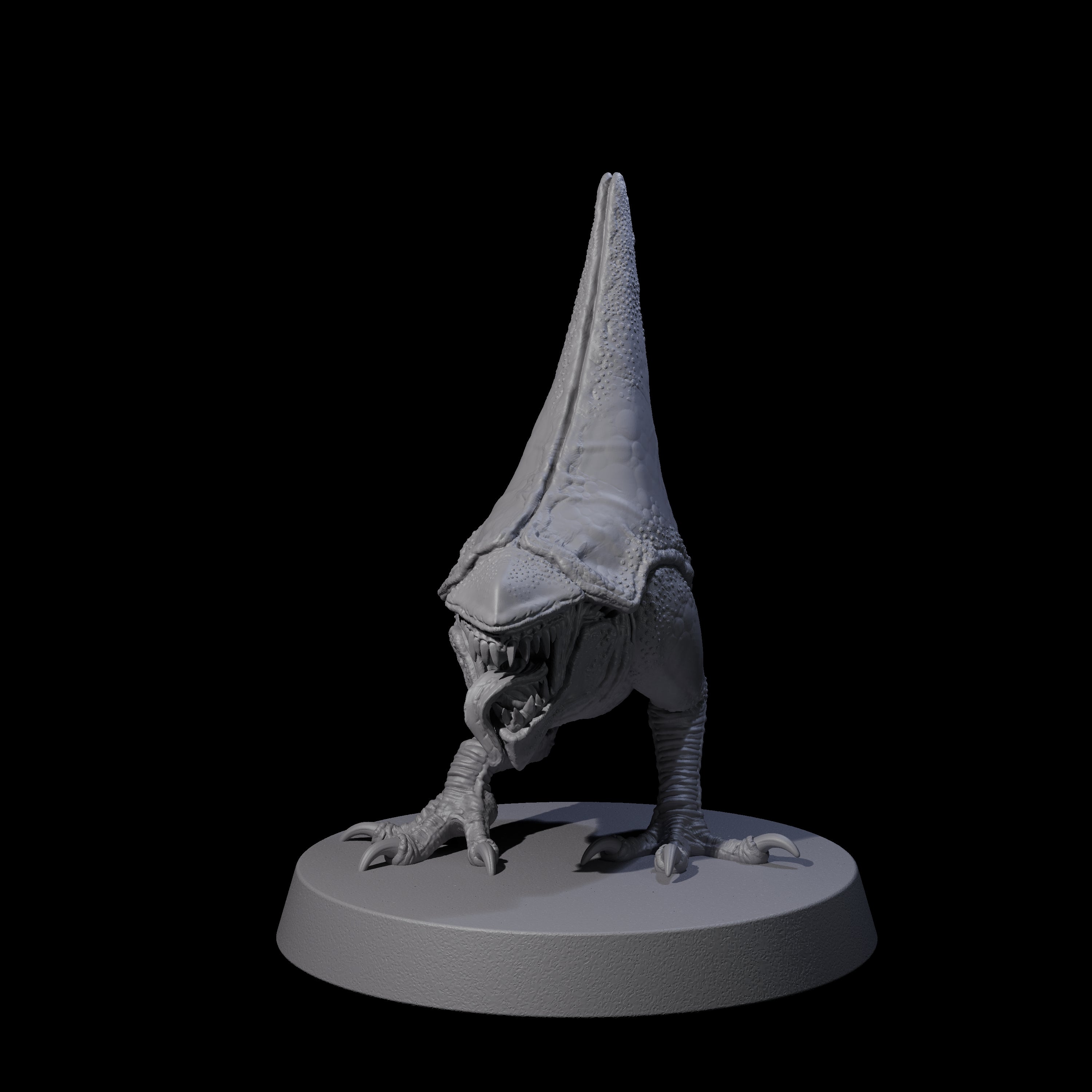 Pecking Abyssal Chicken A Miniature for Dungeons and Dragons, Pathfinder or other TTRPGs