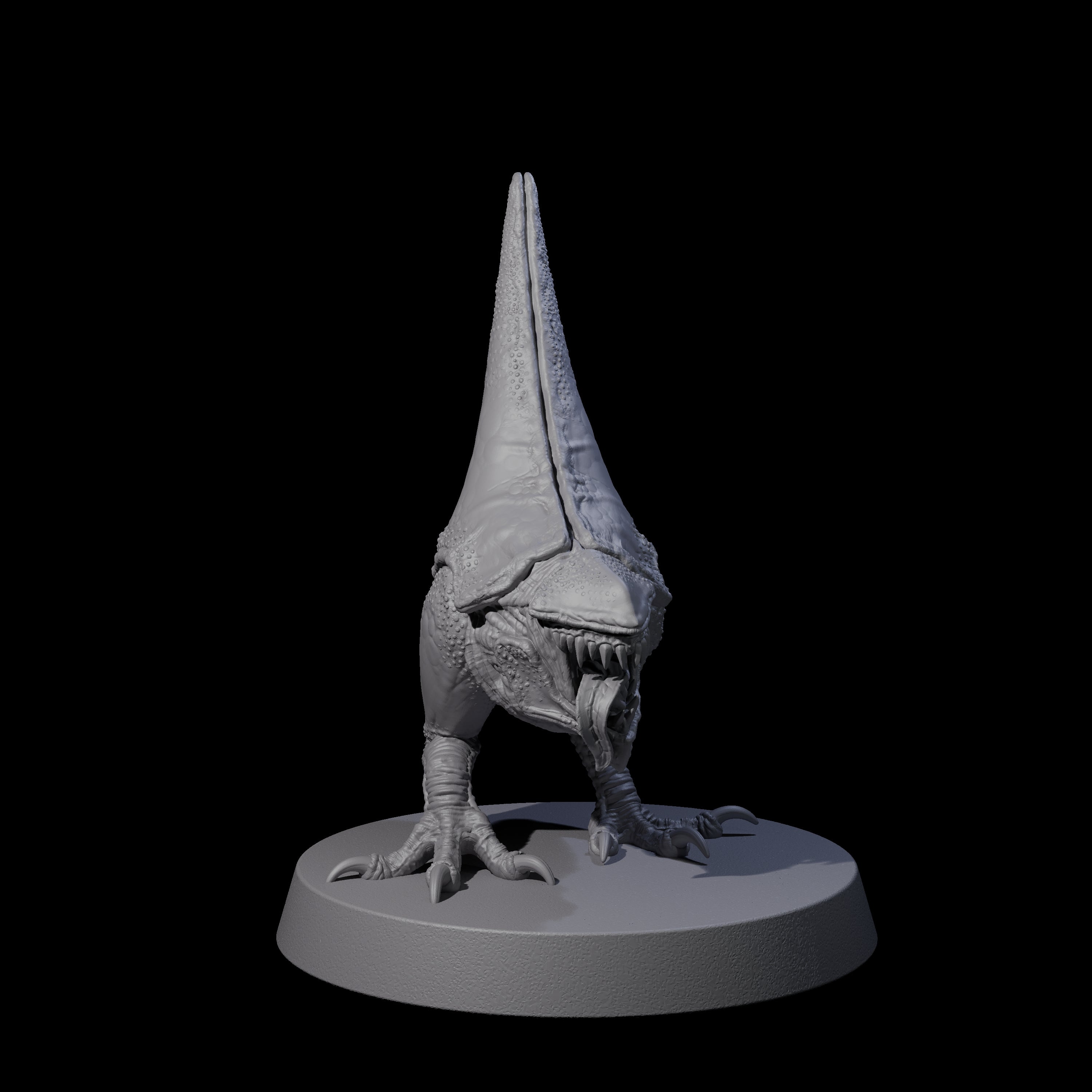 Pecking Abyssal Chicken A Miniature for Dungeons and Dragons, Pathfinder or other TTRPGs