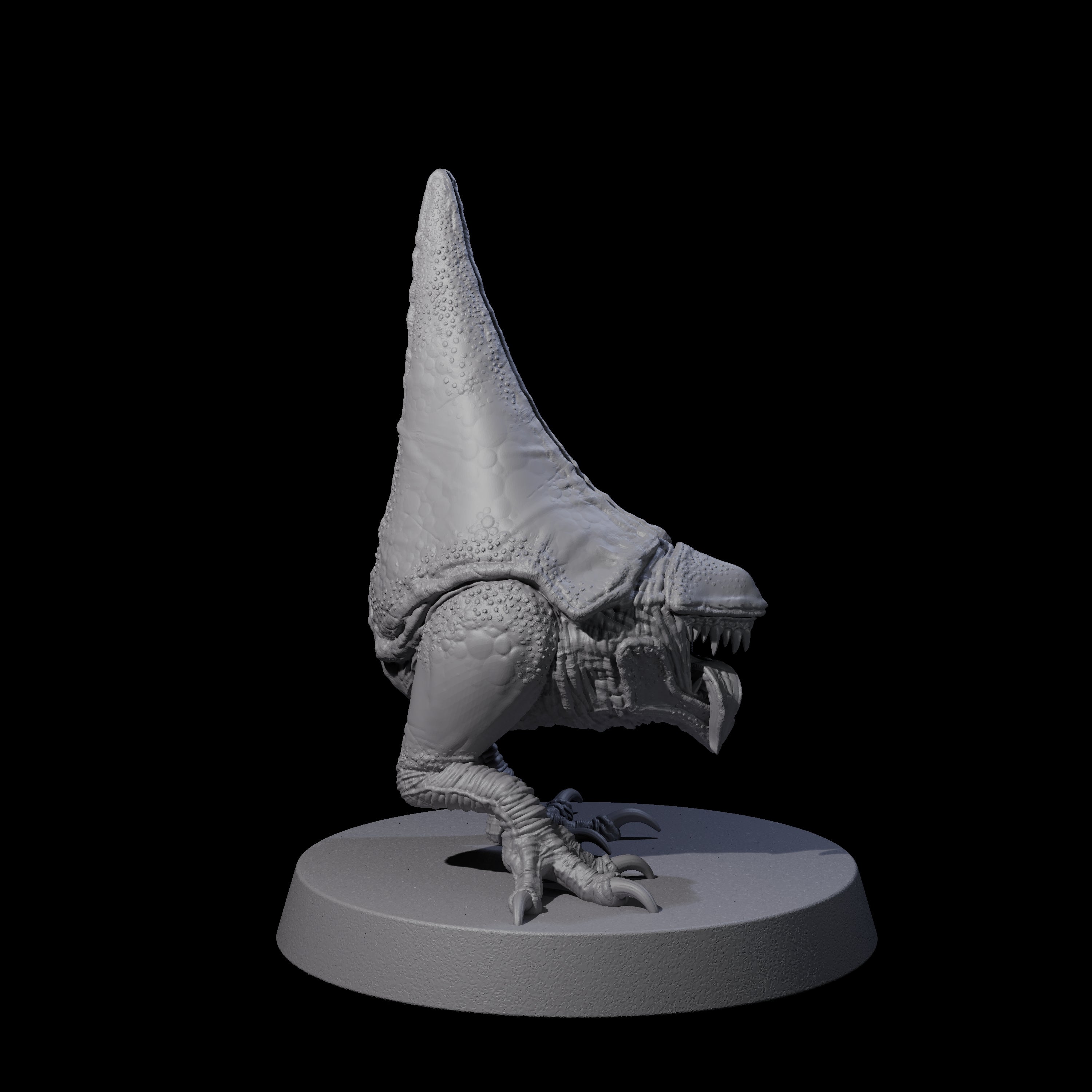 Pecking Abyssal Chicken A Miniature for Dungeons and Dragons, Pathfinder or other TTRPGs