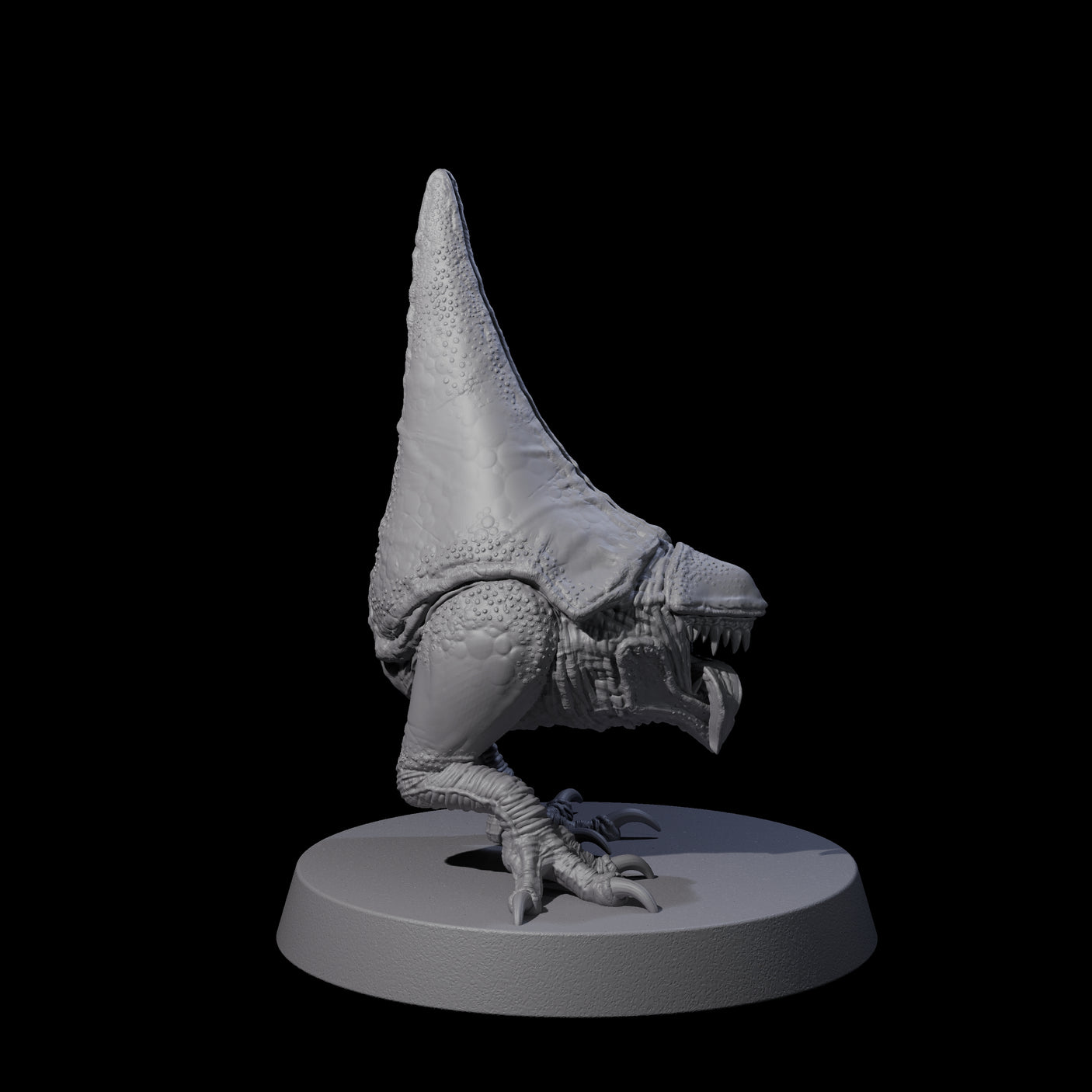Pecking Abyssal Chicken A Miniature for Dungeons and Dragons, Pathfinder or other TTRPGs