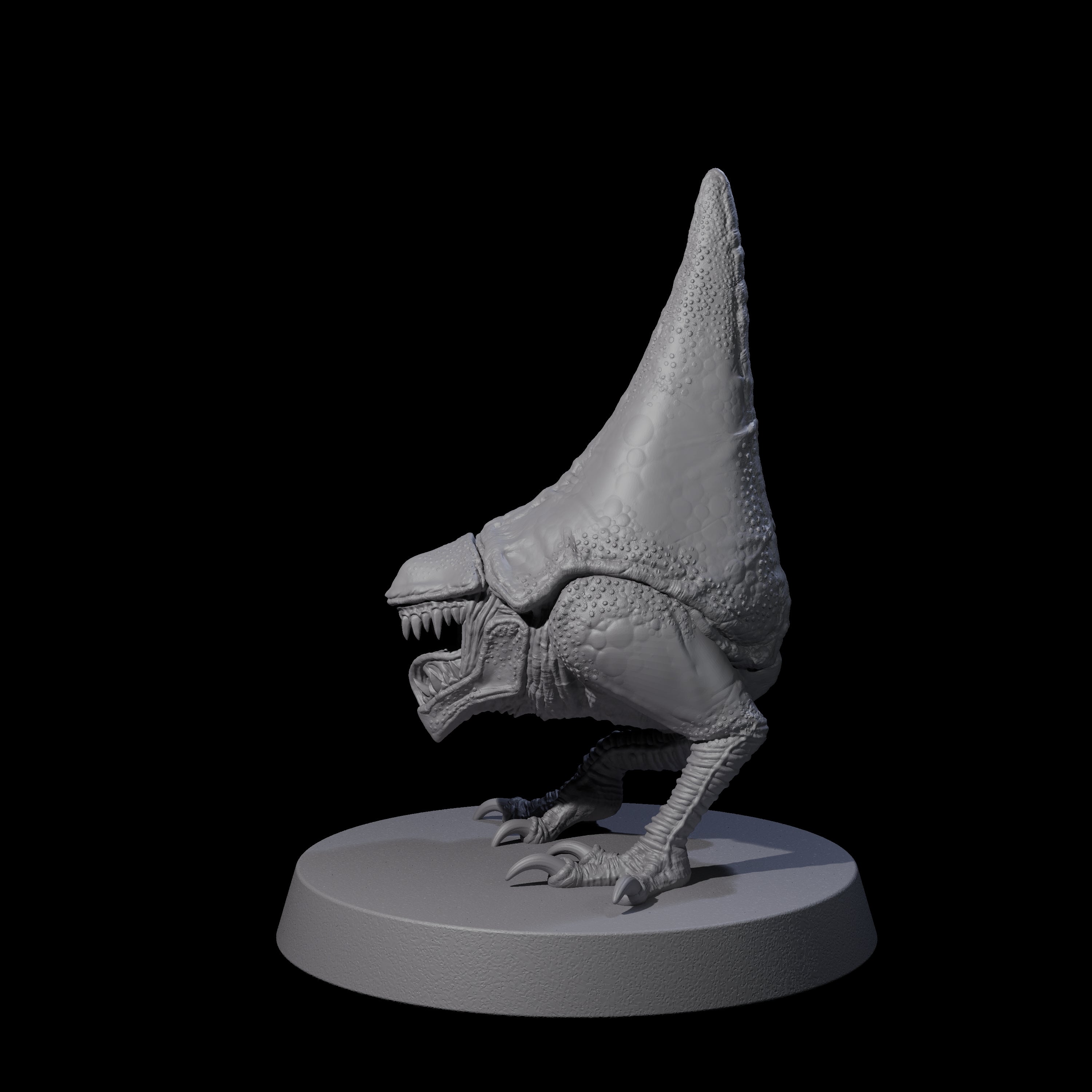 Pecking Abyssal Chicken A Miniature for Dungeons and Dragons, Pathfinder or other TTRPGs